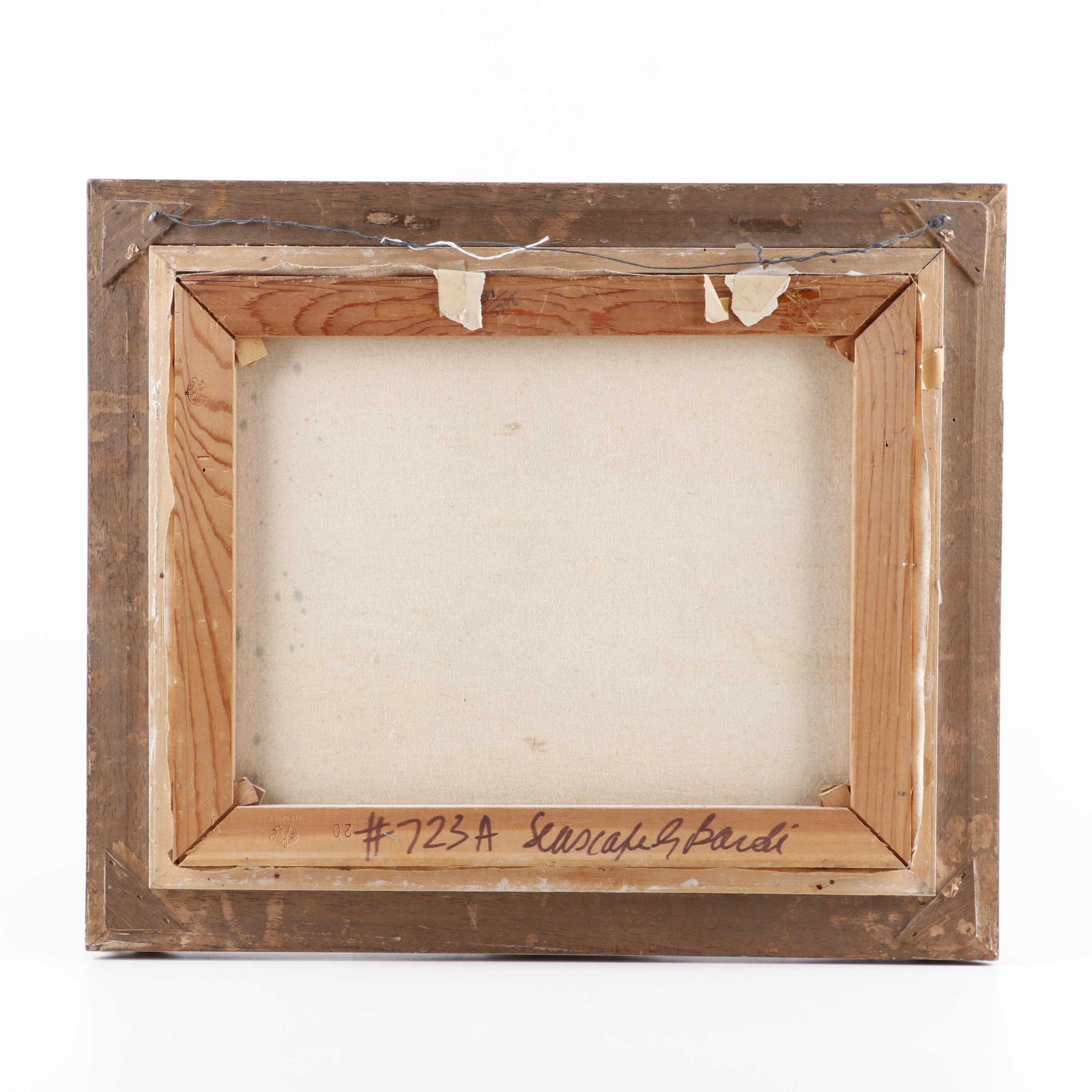 Bardi Seascape Oil Painting