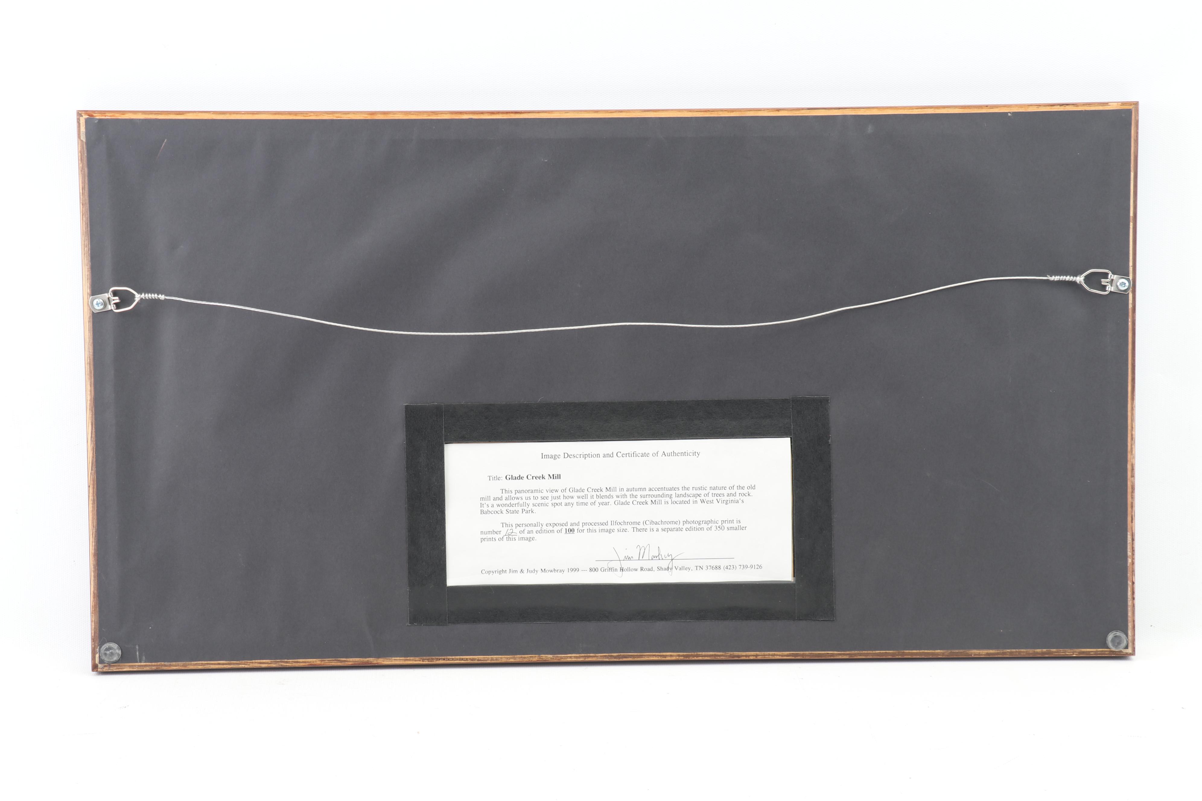 Jim Mowbray Limited Edition Ilfochrome Photographs