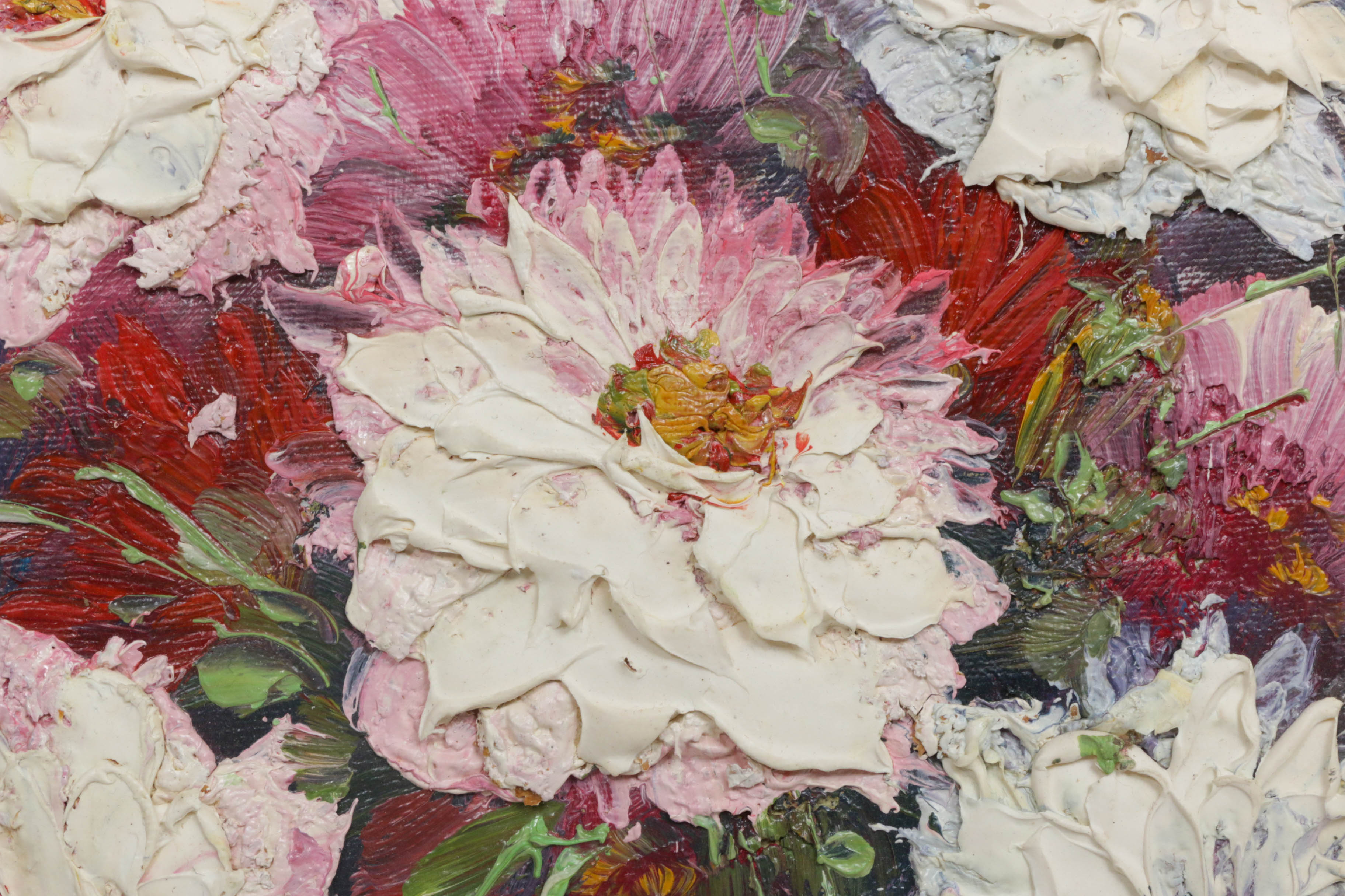 M. Chilton Floral Still Life Oil Painting