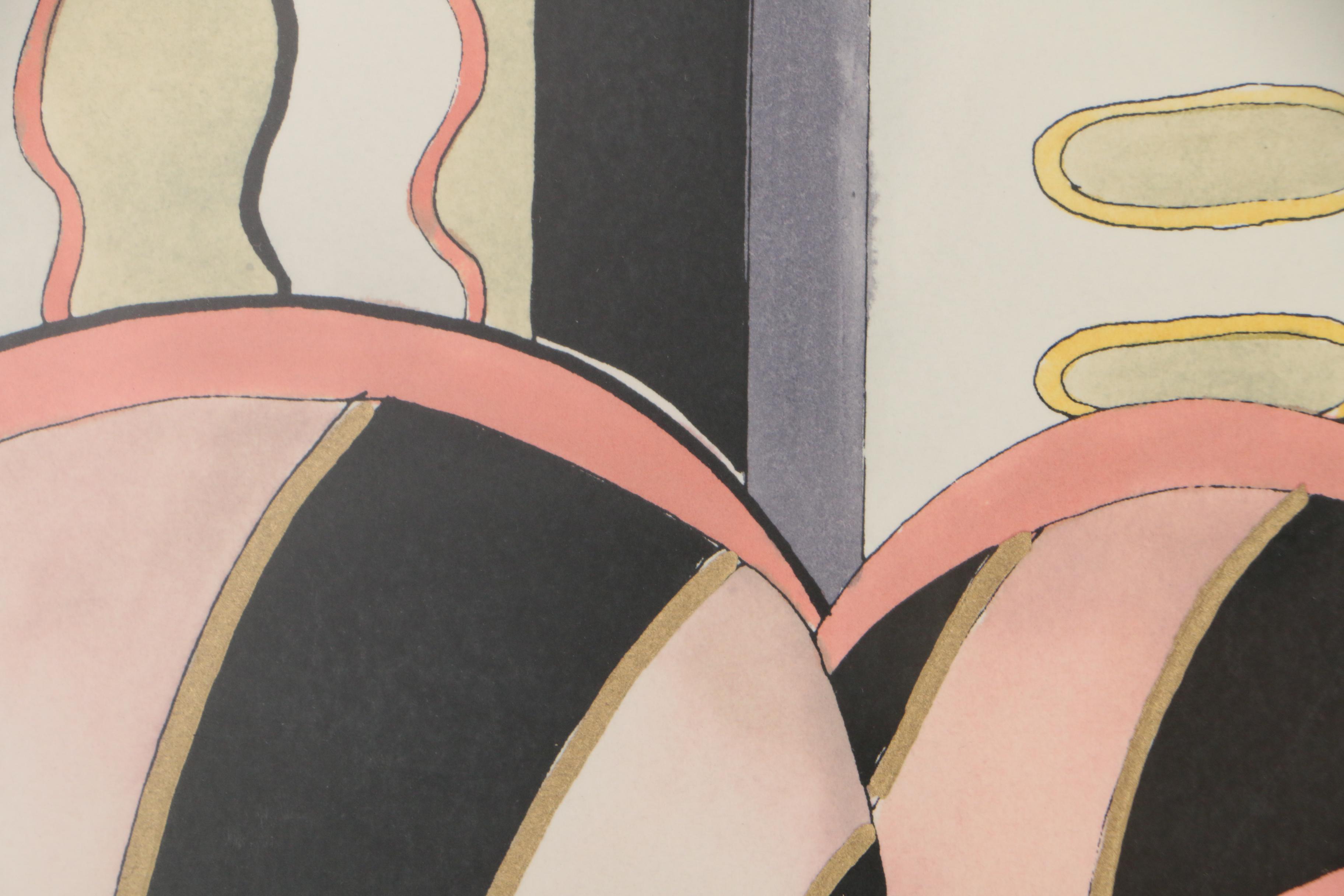 Laura Artusio Serigraphs "Cappucino" and "Espresso"