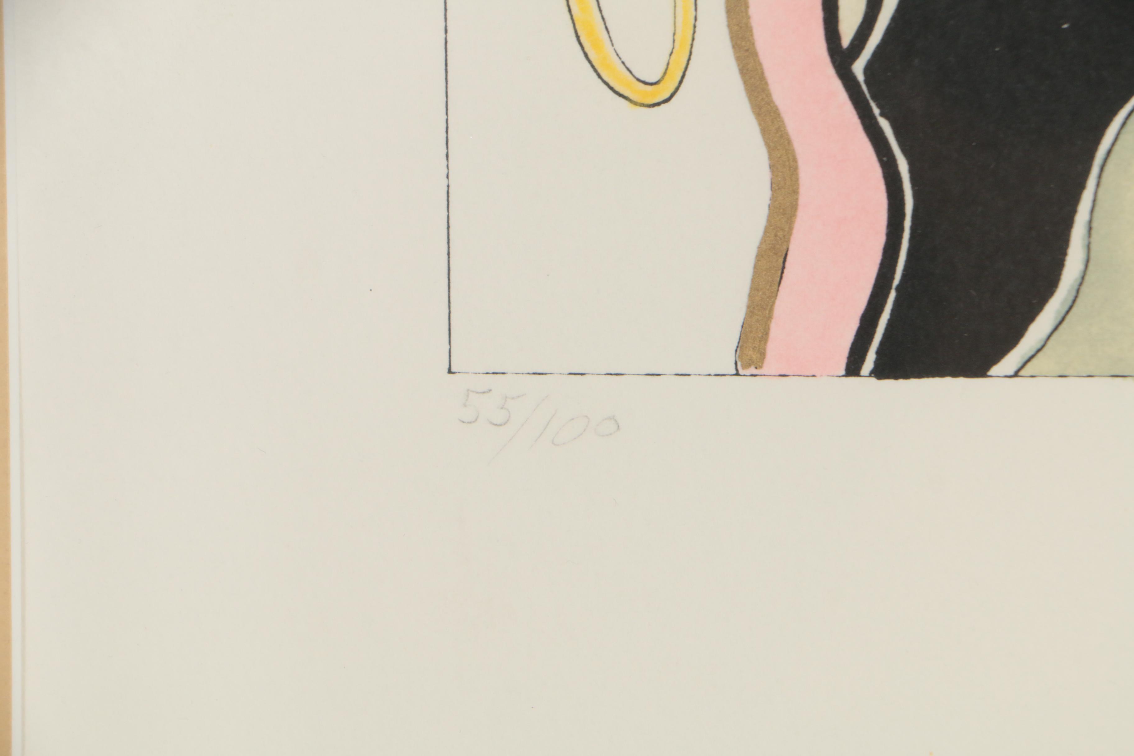 Laura Artusio Serigraphs "Cappucino" and "Espresso"