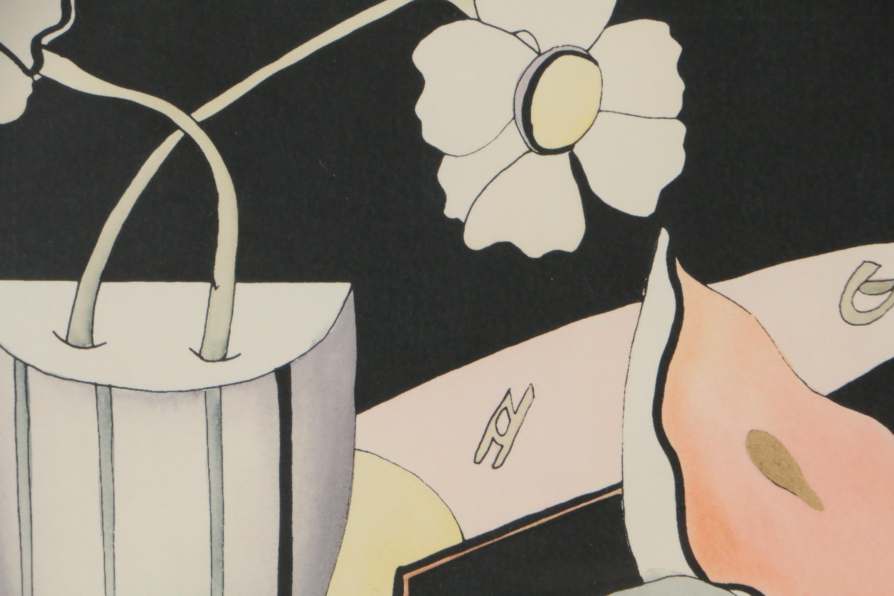 Laura Artusio Serigraphs "Cappucino" and "Espresso"