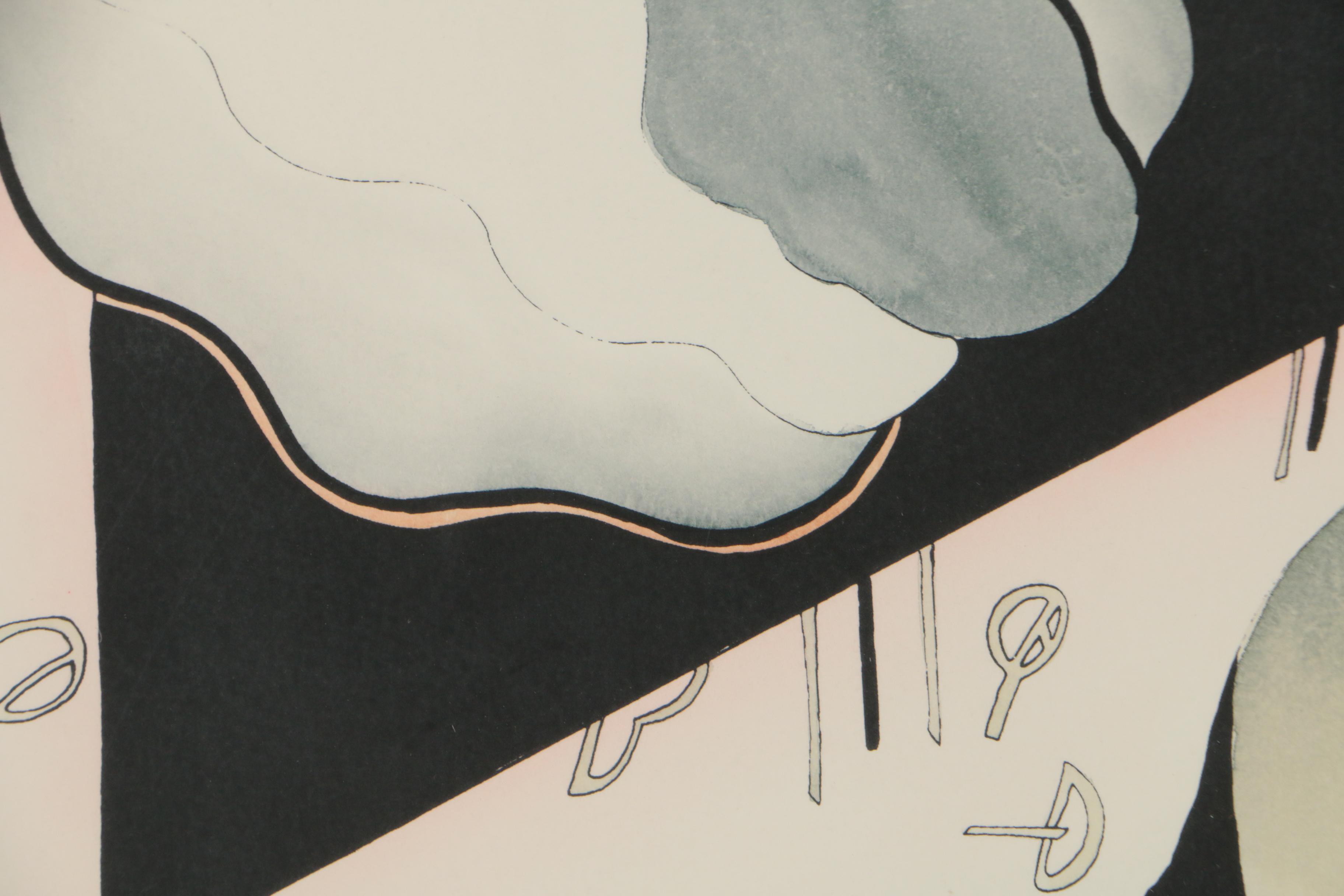 Laura Artusio Serigraphs "Cappucino" and "Espresso"