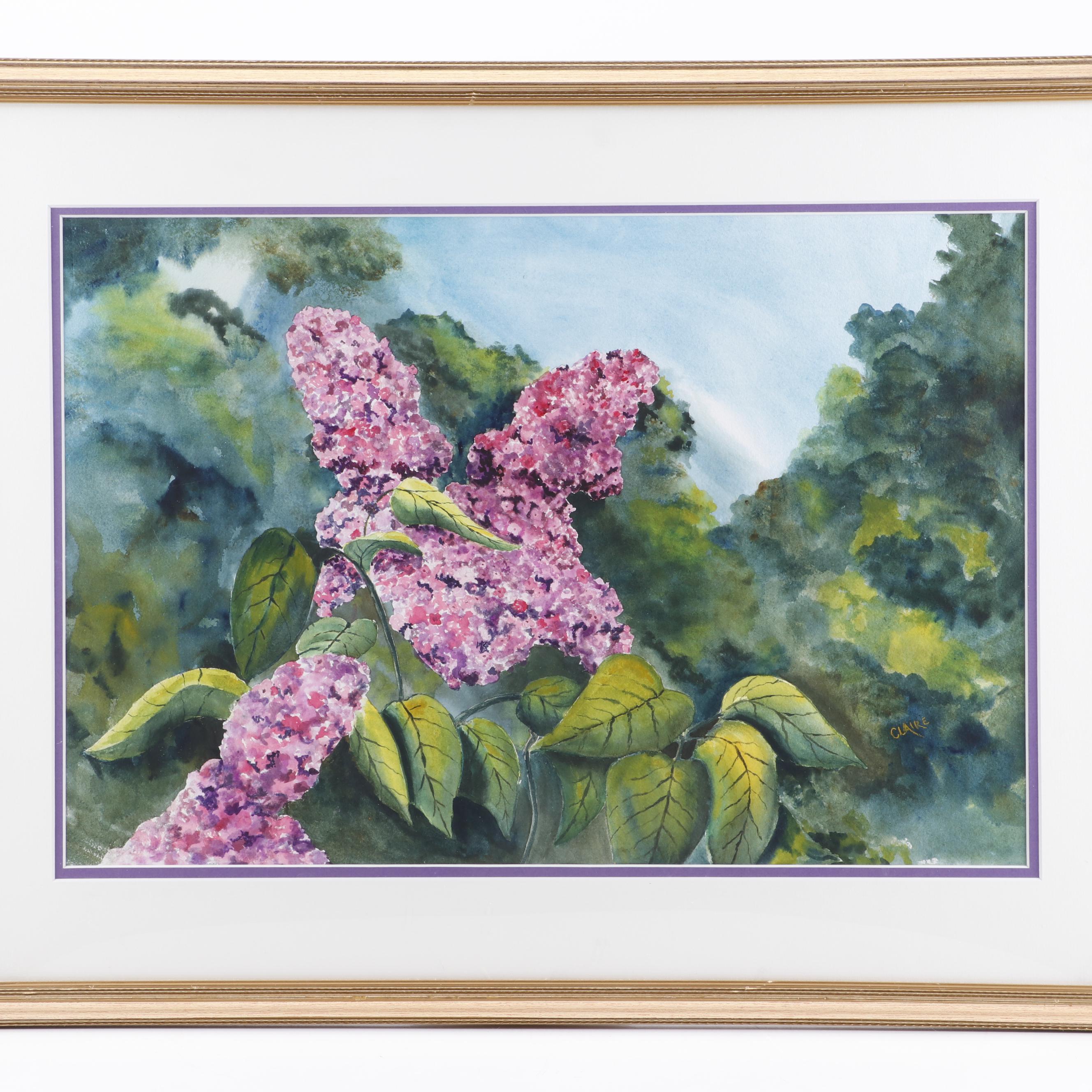 Claire Watercolor Painting