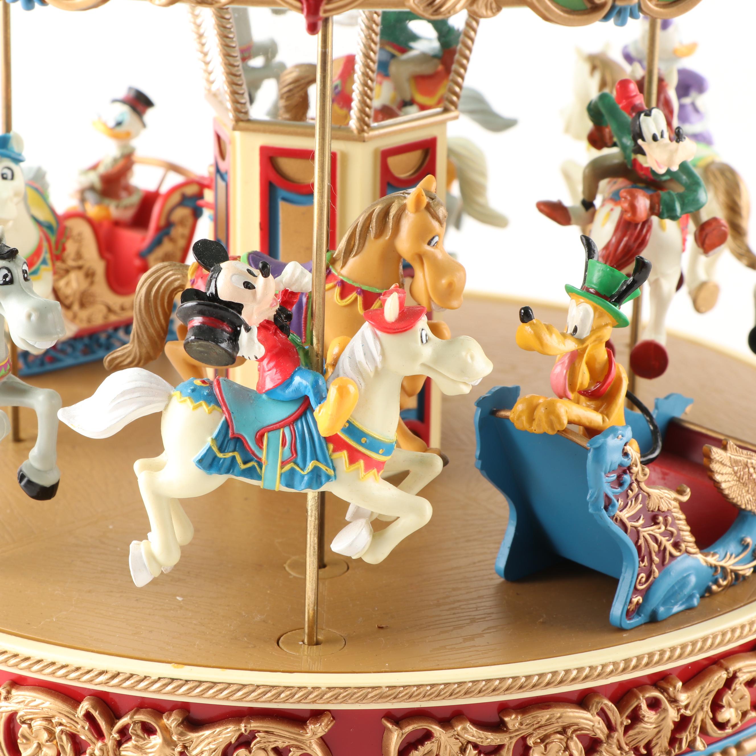 Mickey Holiday Carousel Music Box by Mr. Christmas