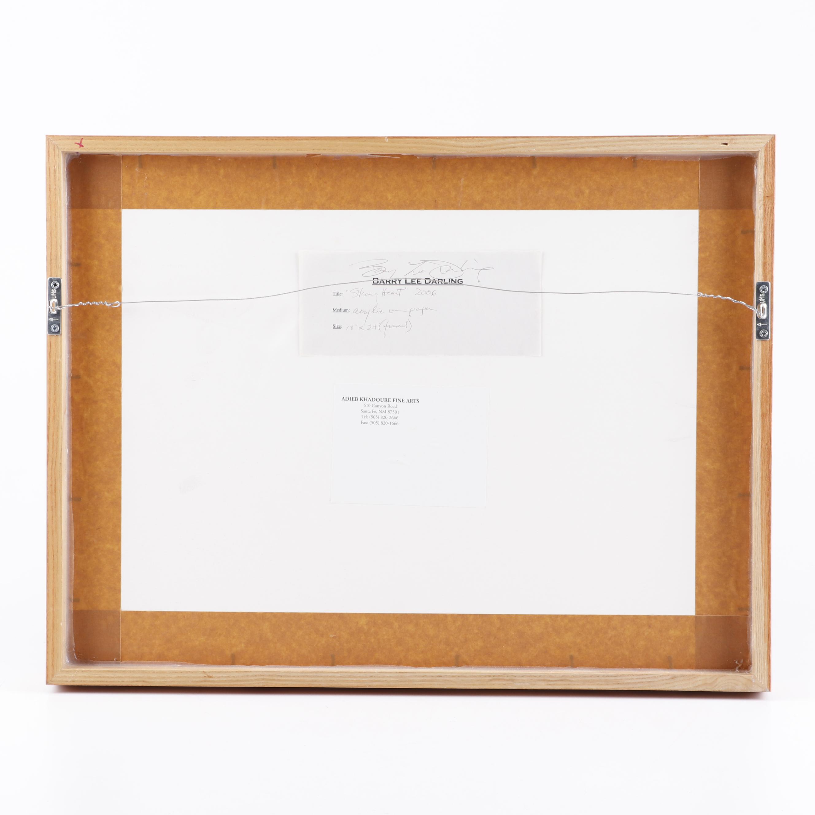 Barry Lee Darling Oil Painting "Strong Heart," 2006