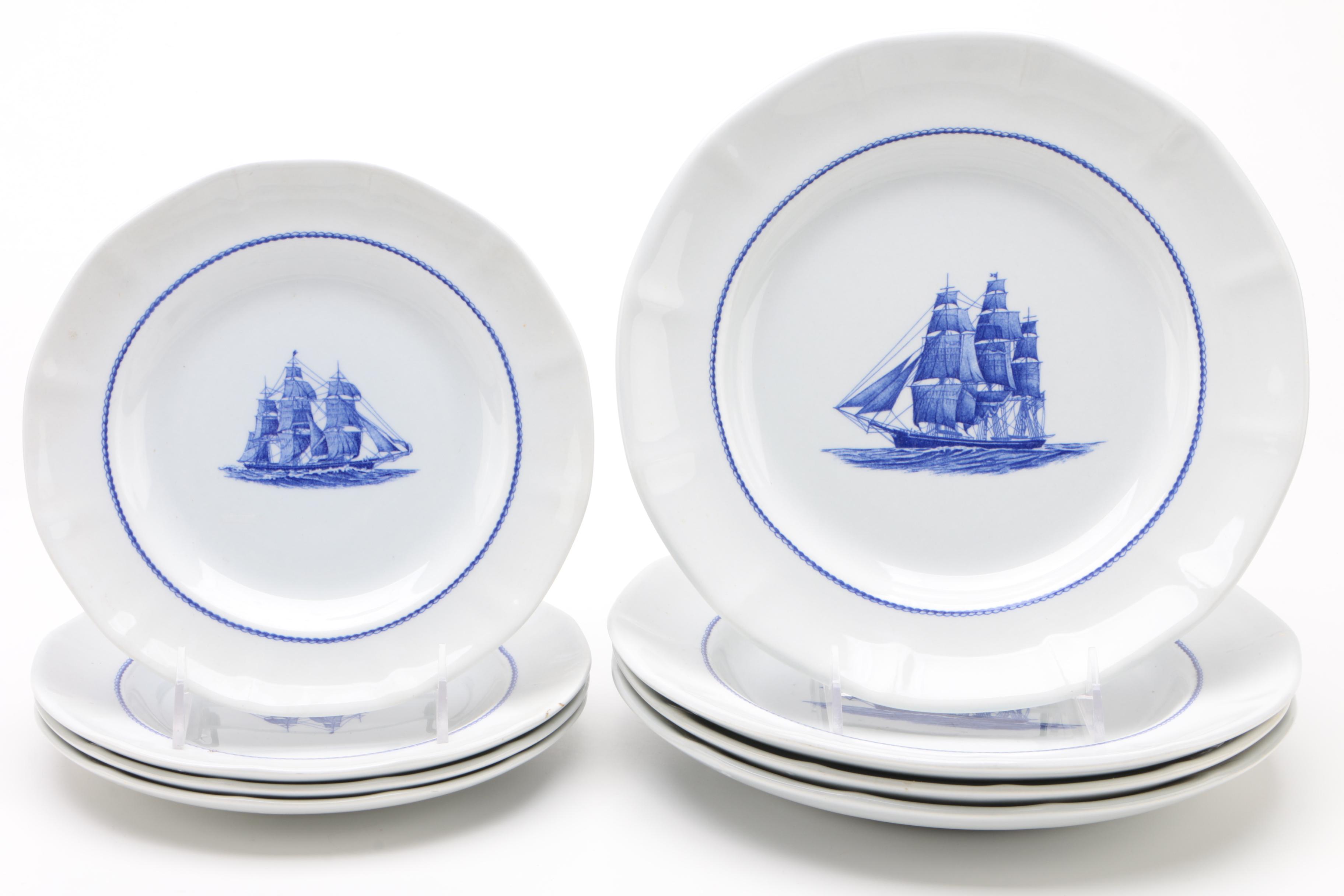 Wedgwood "American Clipper Blue" Porcelain Dinnerware, 1971 - 1991