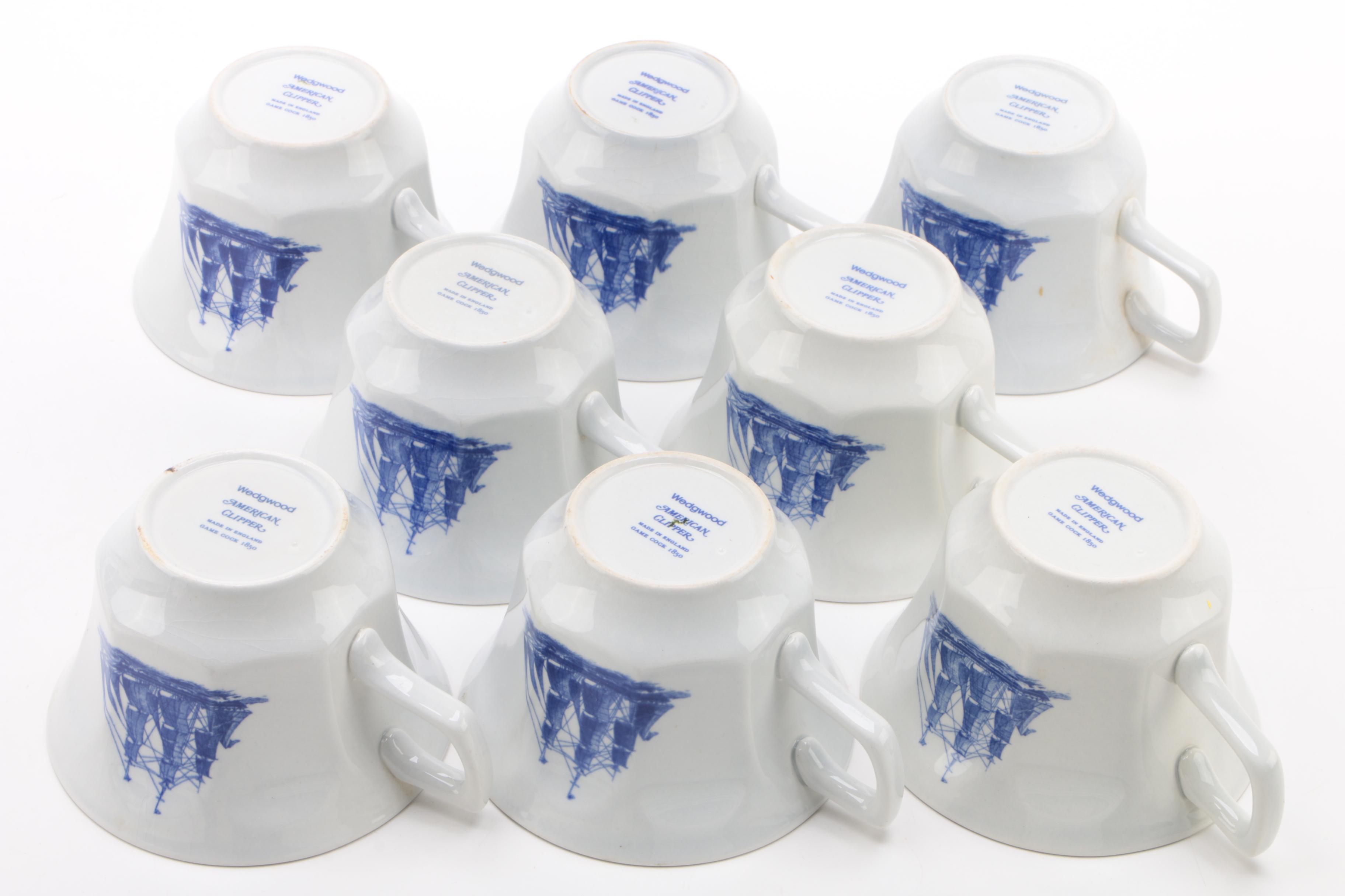 Wedgwood "American Clipper Blue" Porcelain Dinnerware, 1971 - 1991