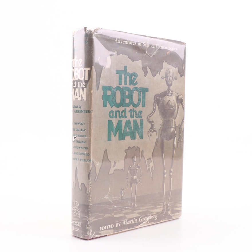 1953 First Edition "The Robot and the Man" Edited by Martin Greenberg