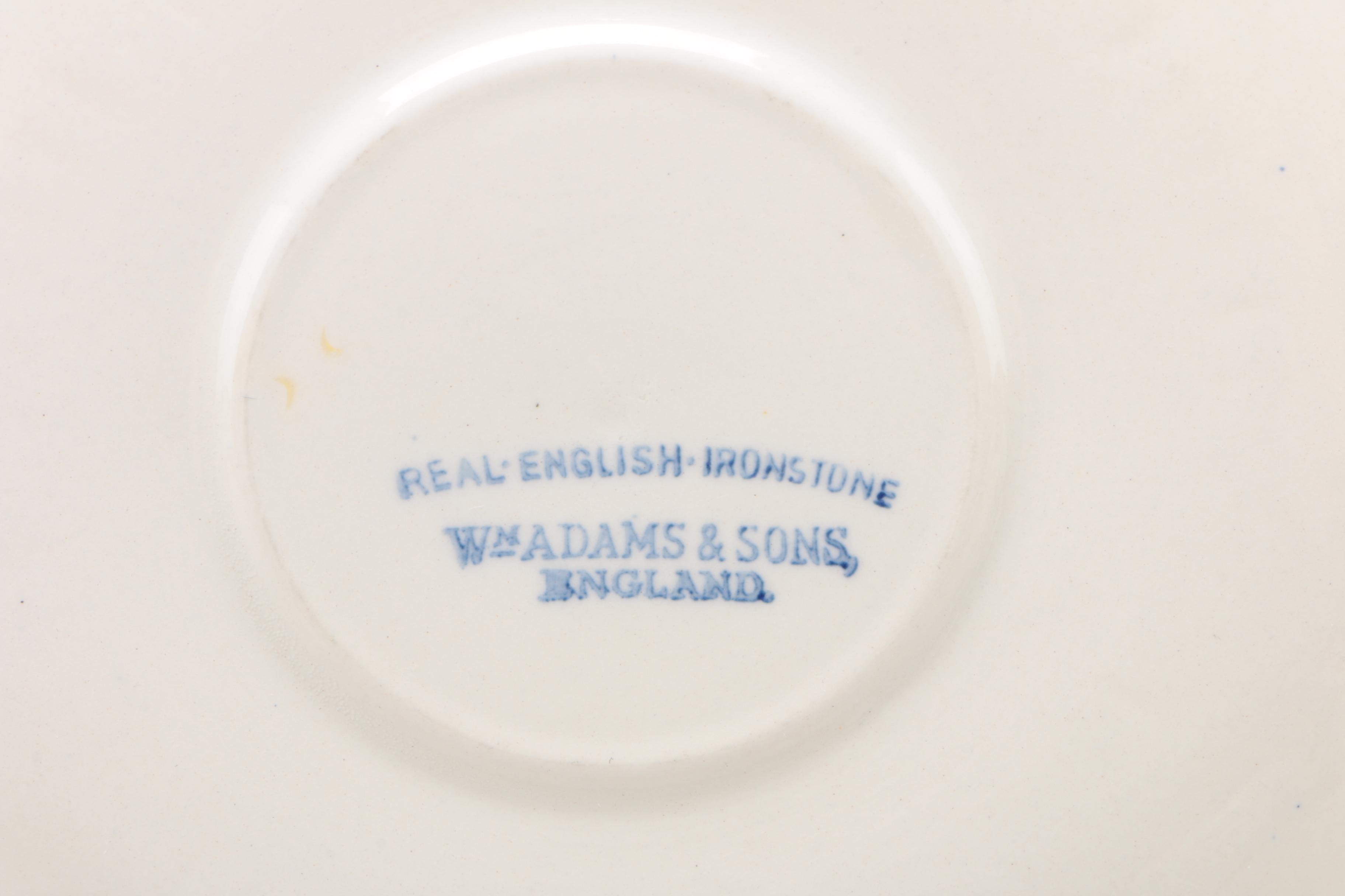William Adams & Sons "Brentwood" Ironstone Dinnerware, 1969 - 1988