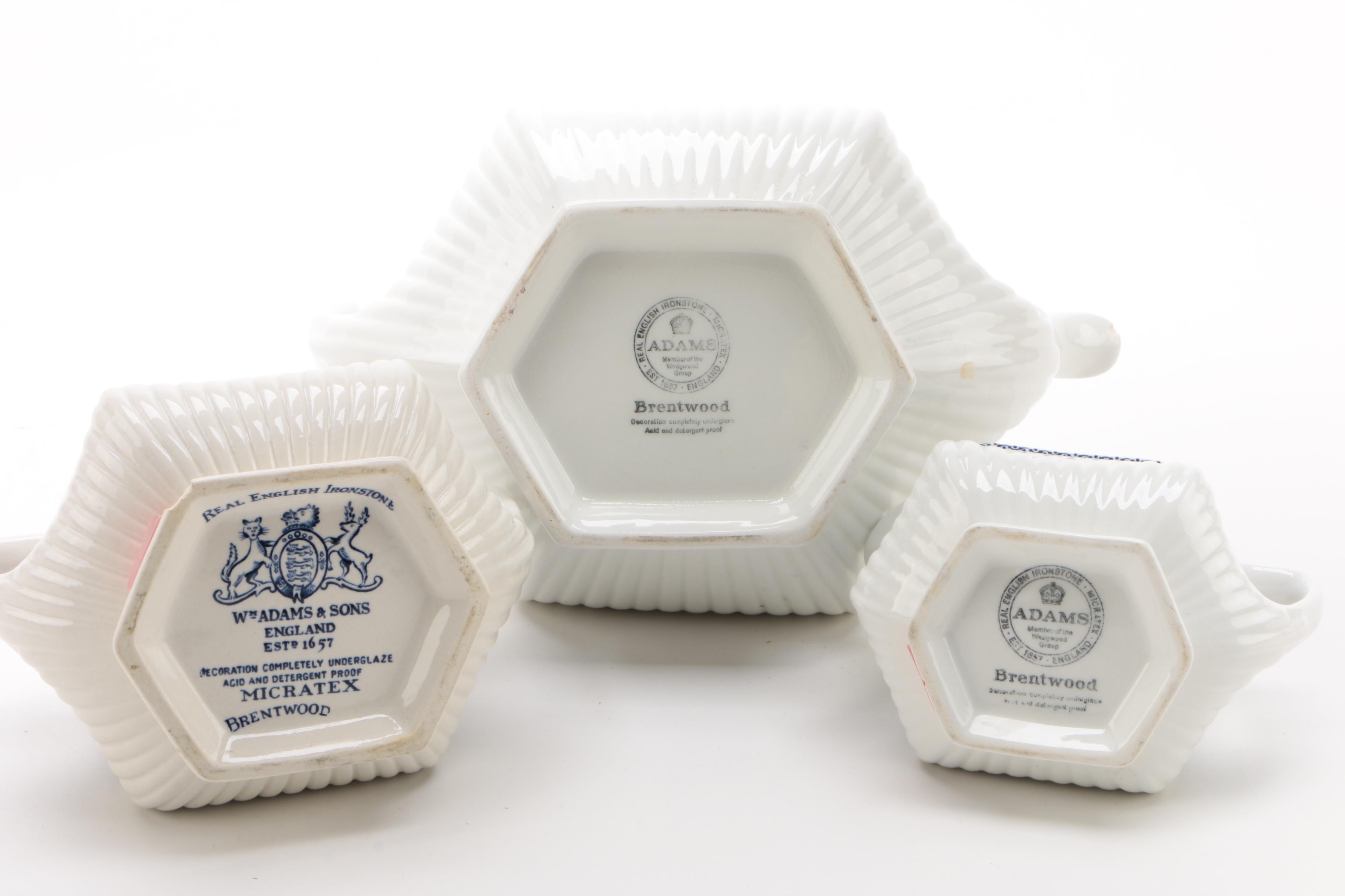 William Adams & Sons "Brentwood" Ironstone Dinnerware, 1969 - 1988