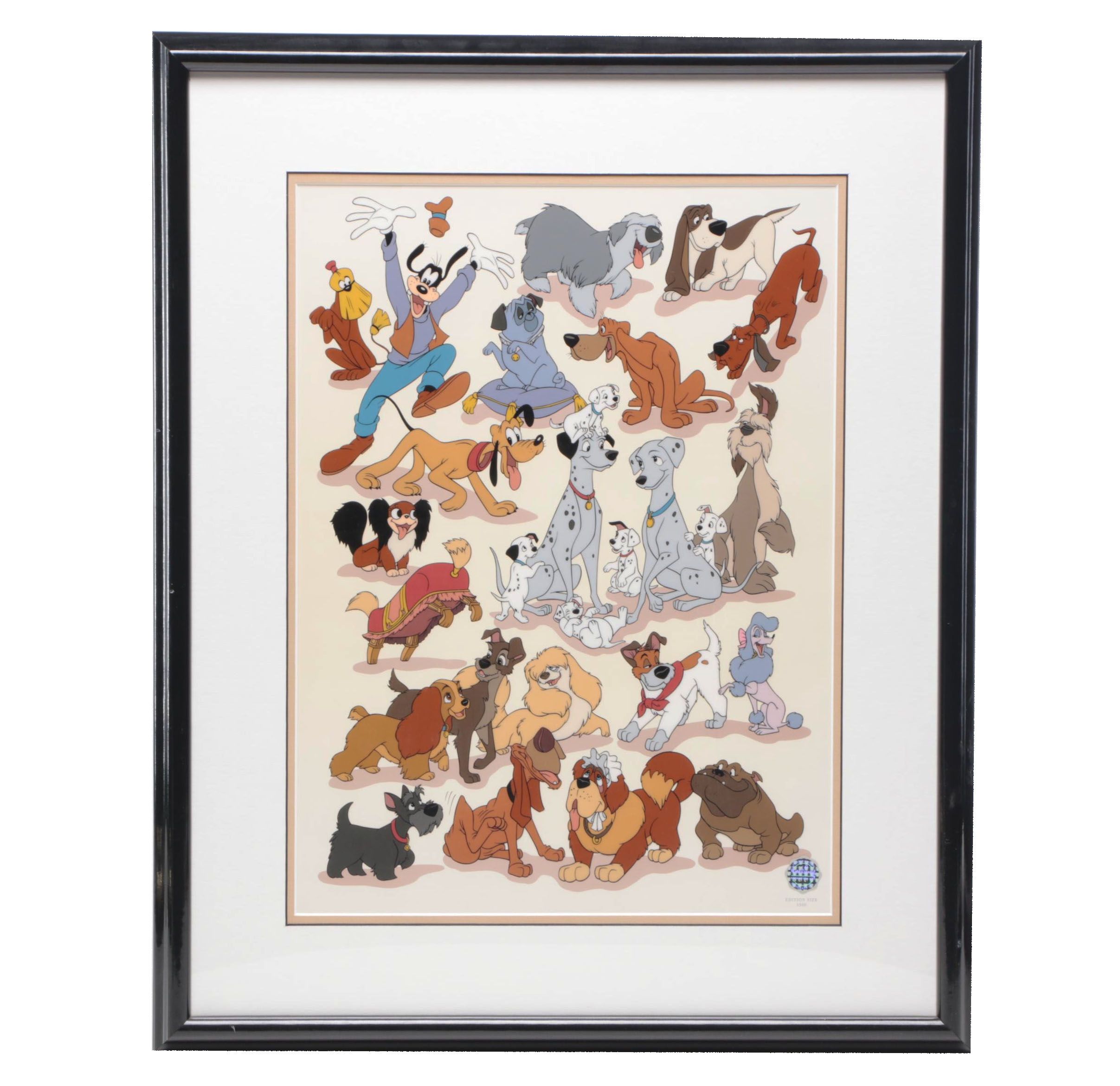 Walt Disney Company Sericel "Disney's Canine Collection"