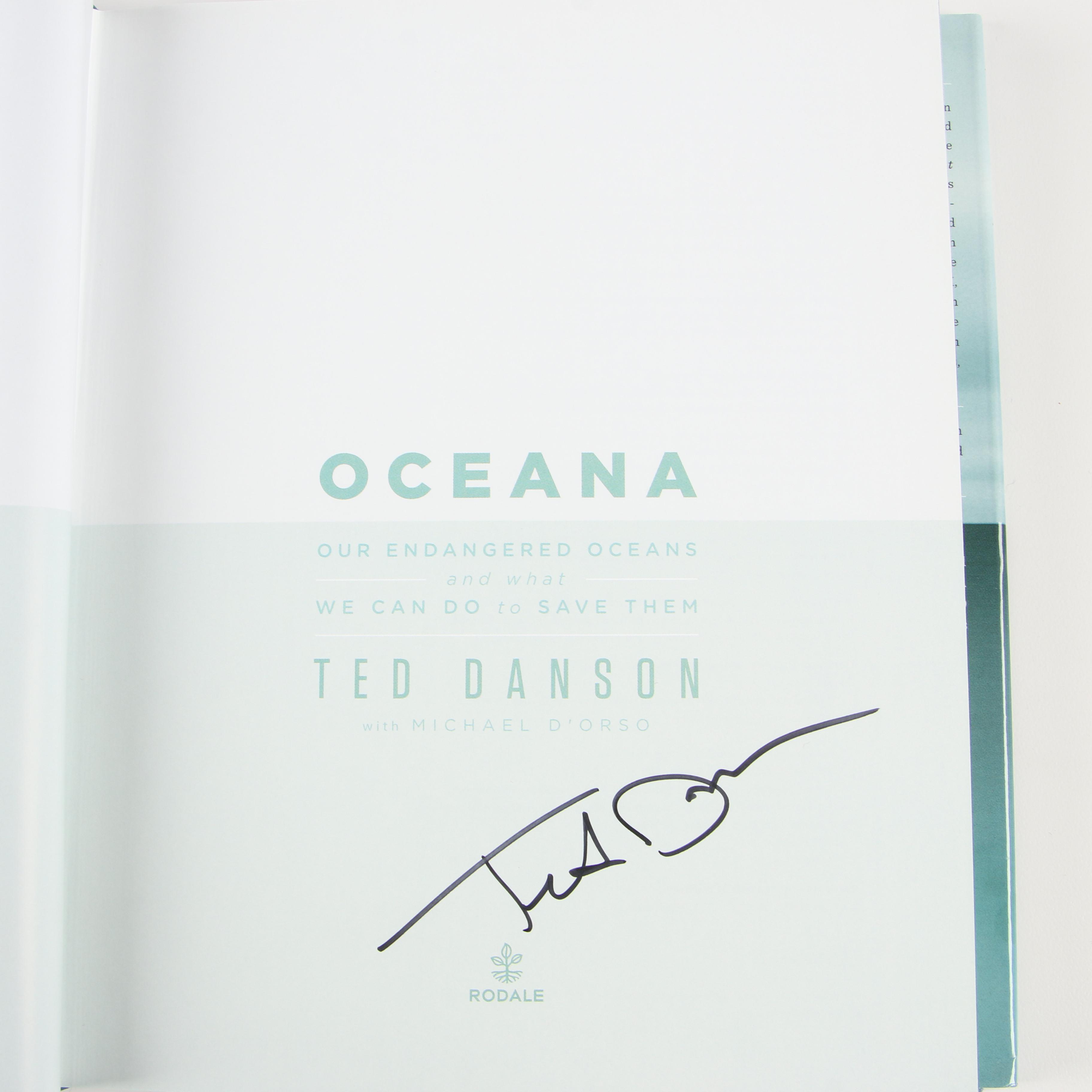 Signed First Printing "Oceana" by Ted Danson with Michael D'Orso, 2011