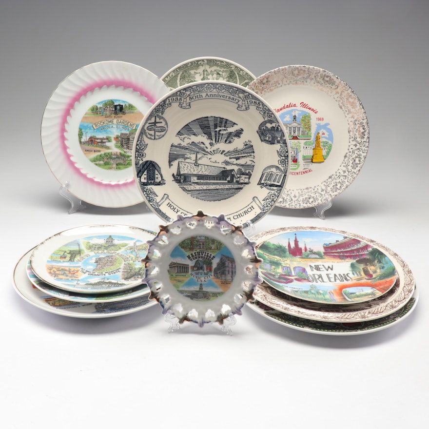 United States Landmark Collector Plates