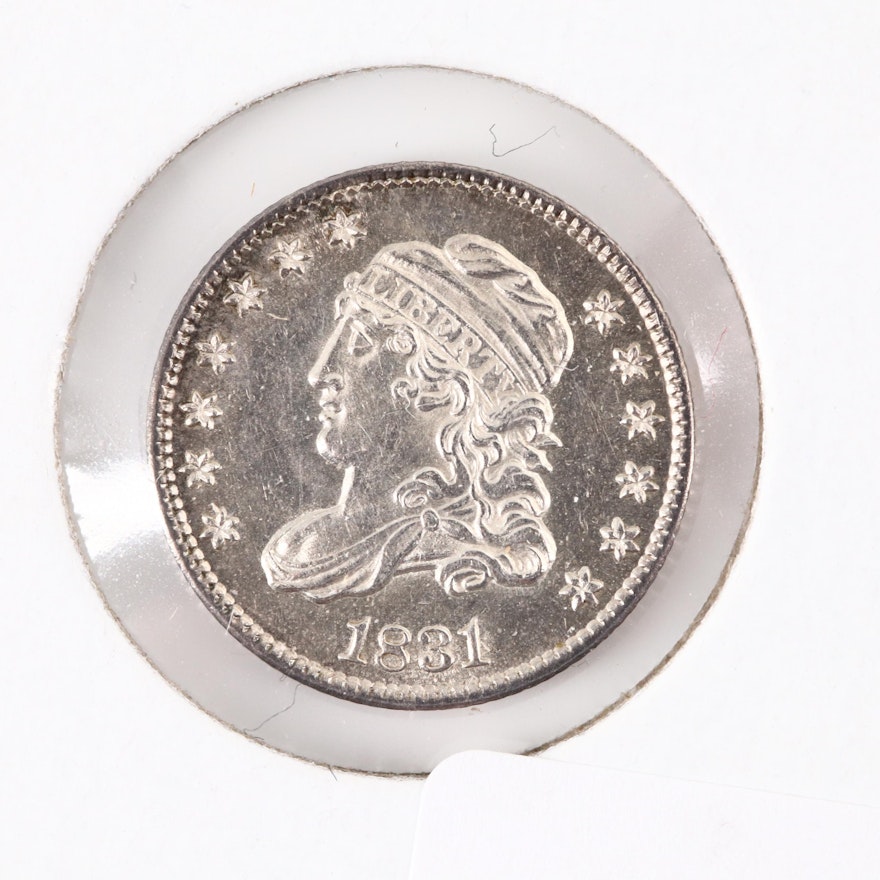 1831 Capped Bust Silver Half Dime