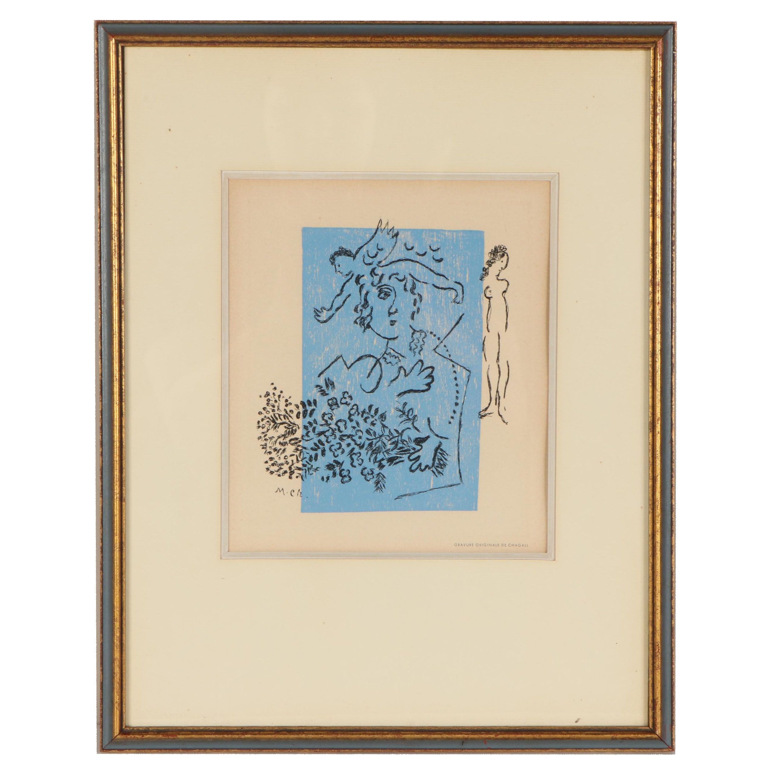 Marc Chagall Gallery Card for Maeght Gallerie