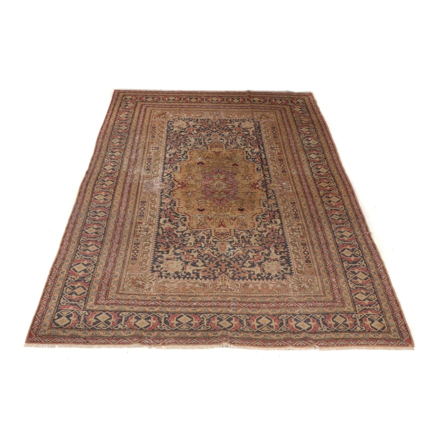 Hand-Knotted Turkish Sivas Wool Rug