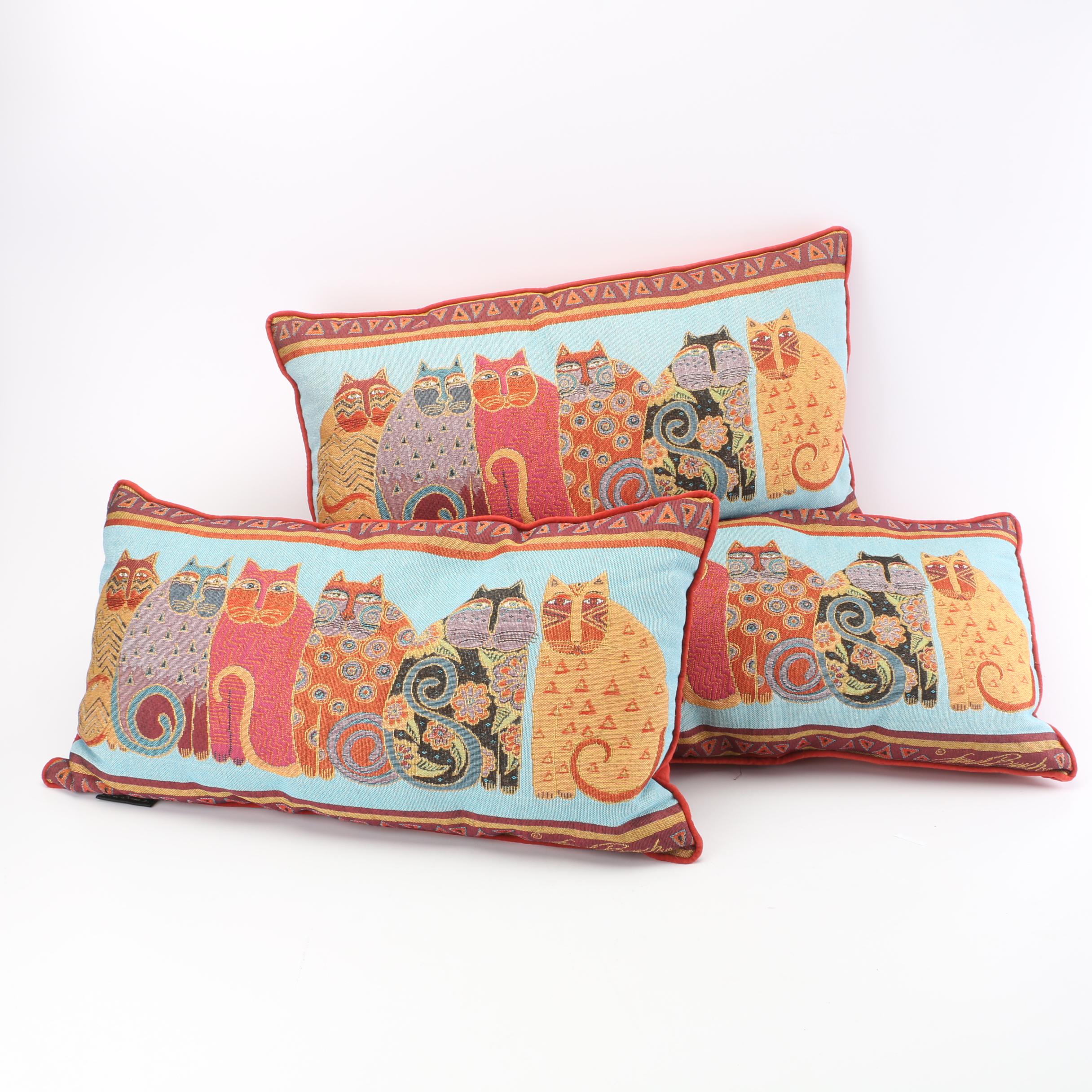Laurel Burch "Fantastic Felines" Throw Pillows