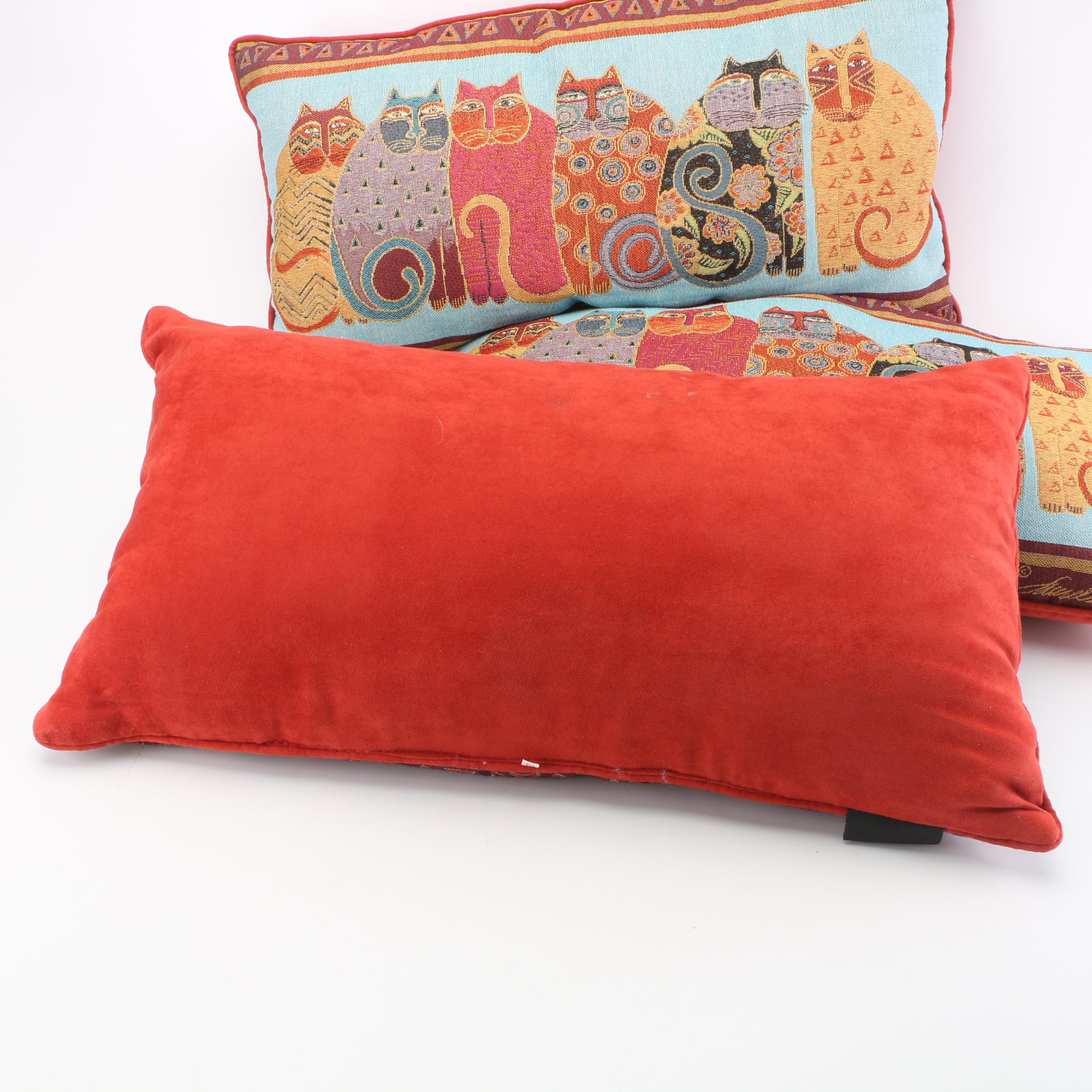 Laurel Burch "Fantastic Felines" Throw Pillows