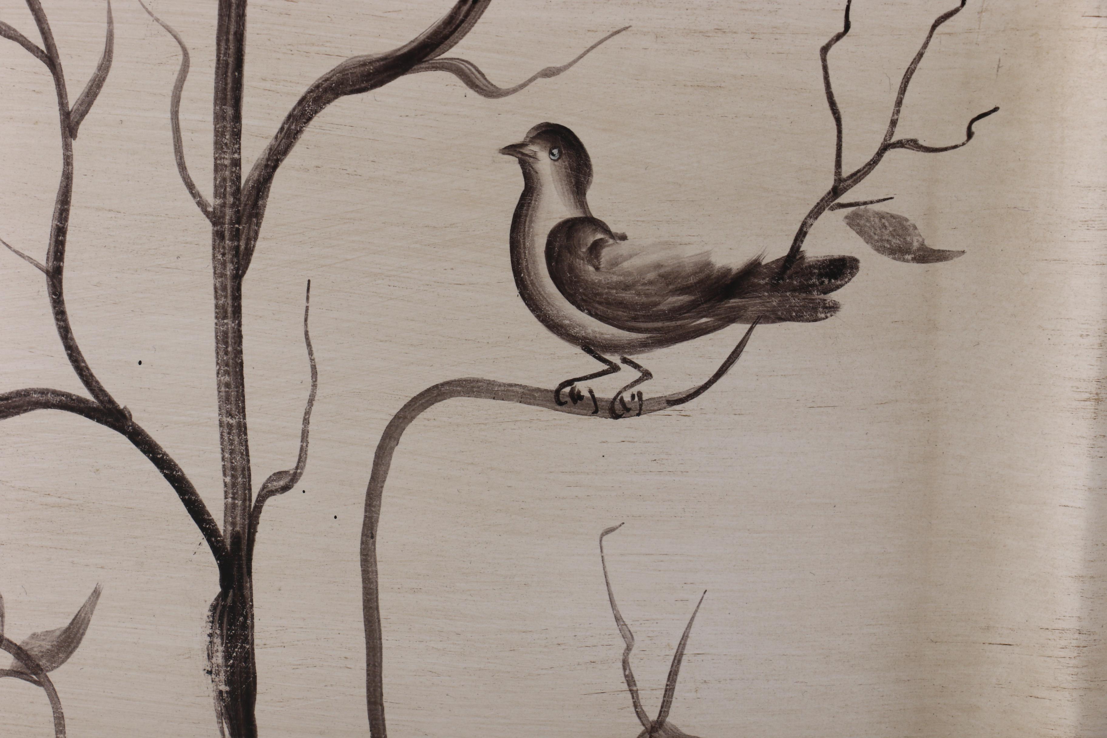 Chest of Drawers with Hand-Painted Designs