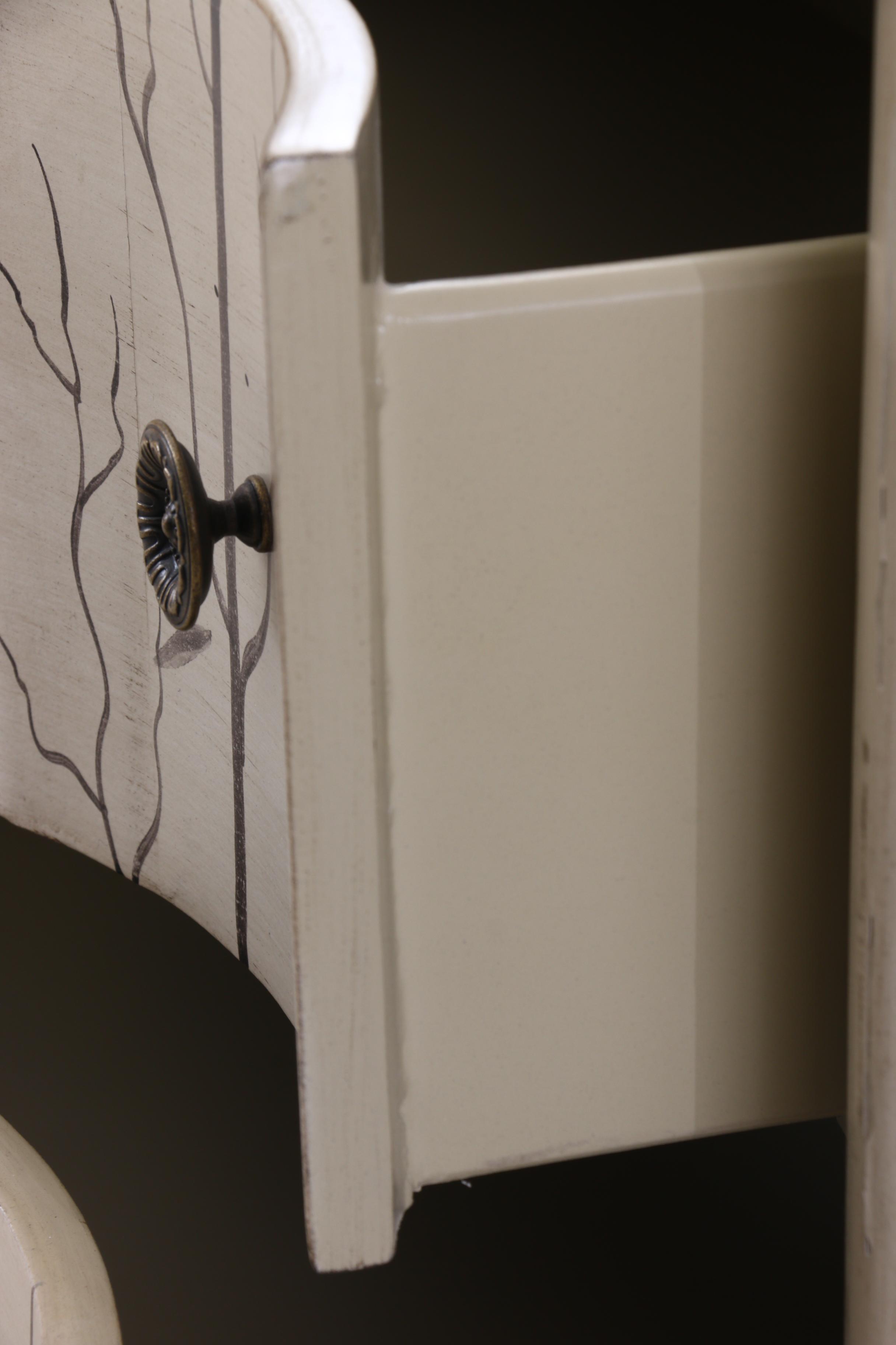 Chest of Drawers with Hand-Painted Designs