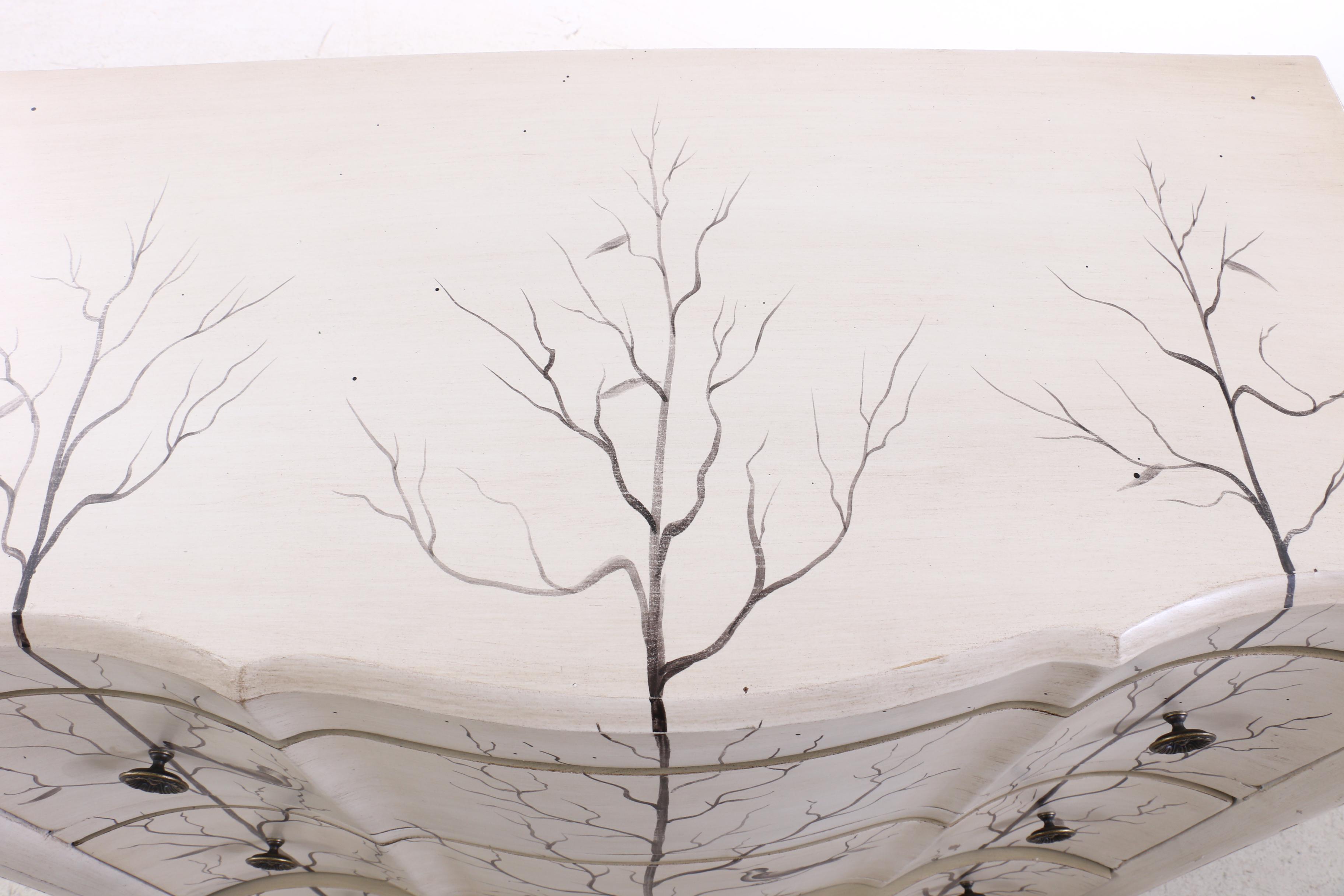 Chest of Drawers with Hand-Painted Designs