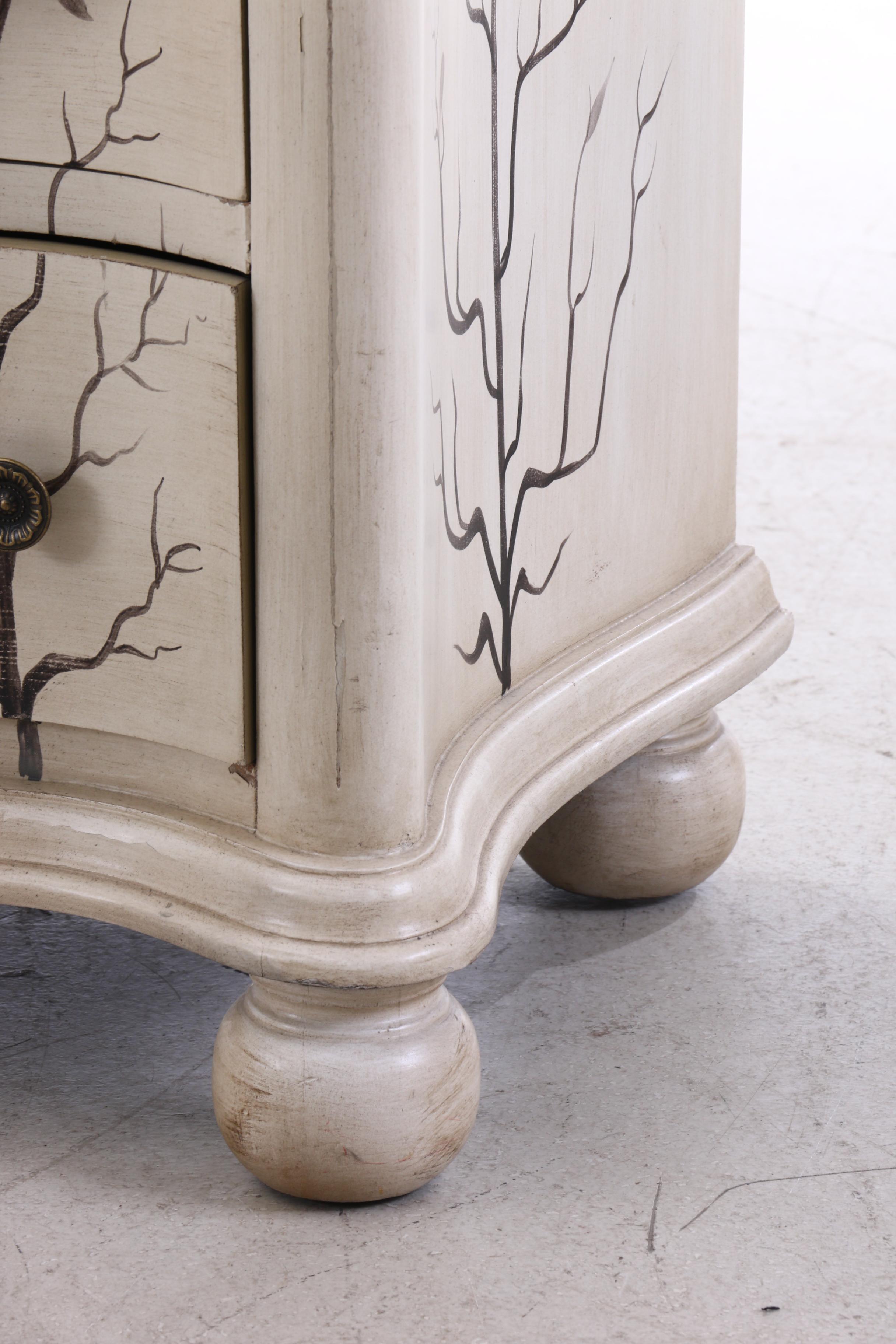 Chest of Drawers with Hand-Painted Designs