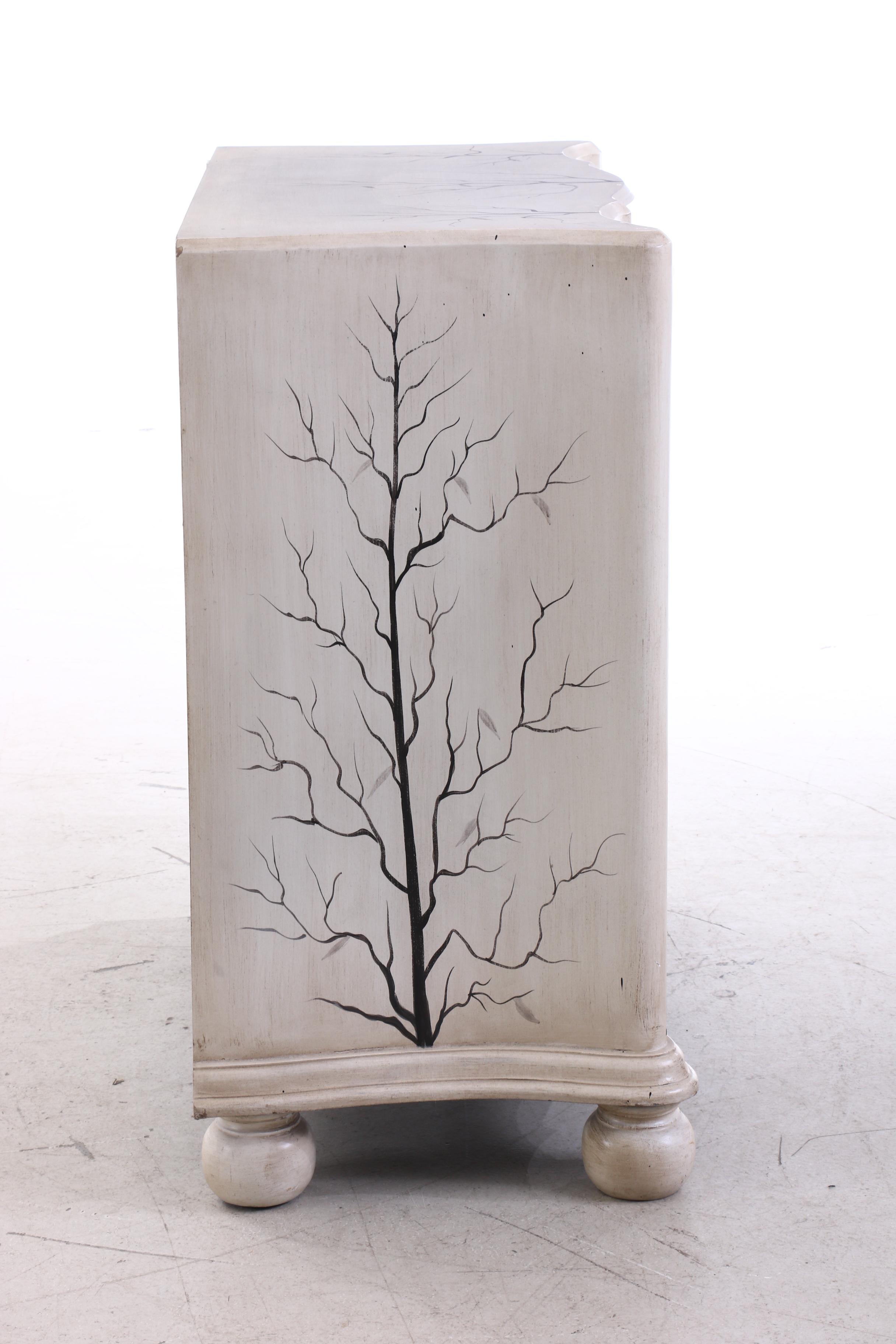 Chest of Drawers with Hand-Painted Designs