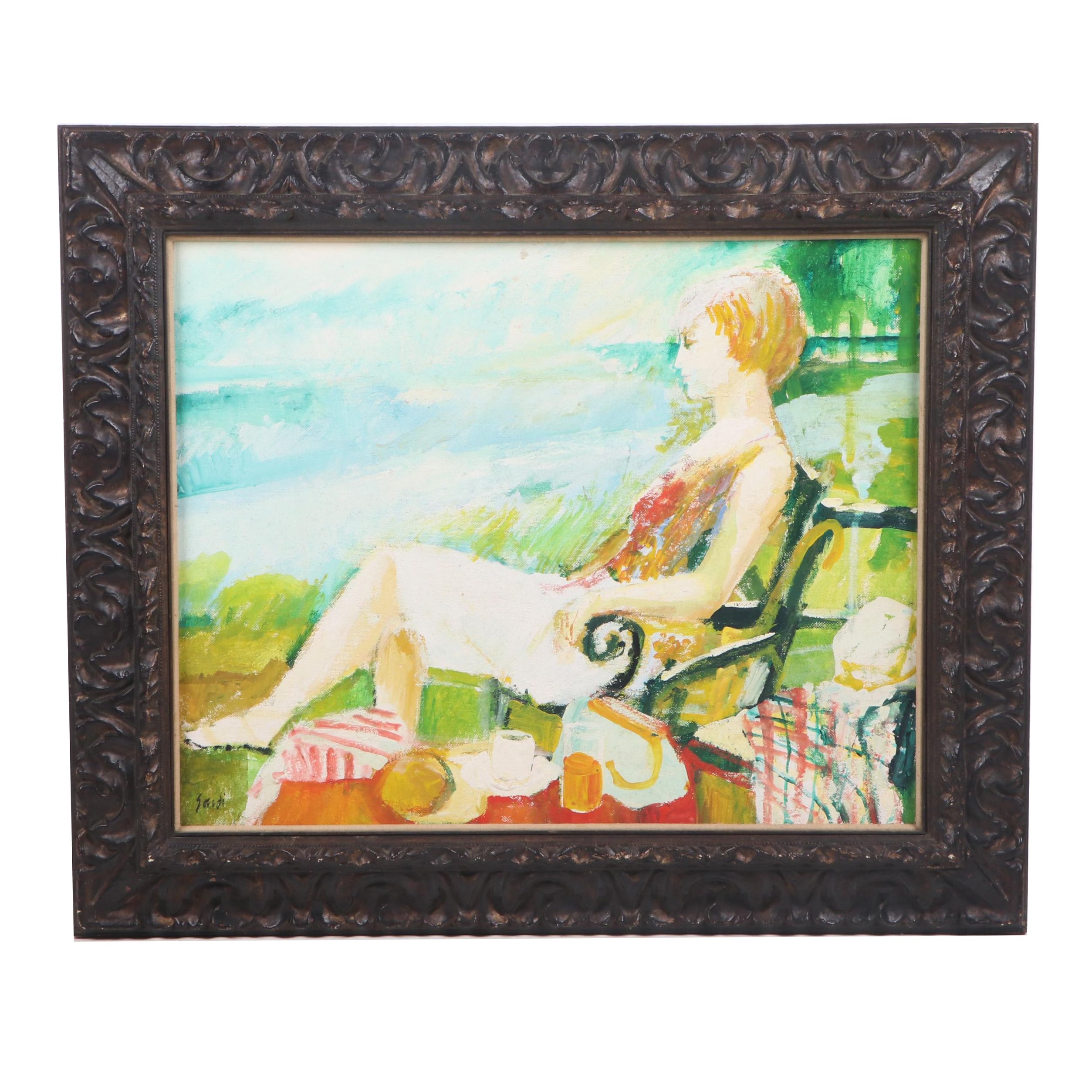 Jean Sardi Oil Painting