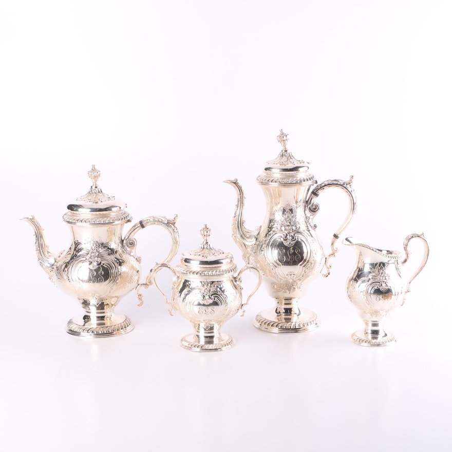 International Silver Silver Plated Tea and Coffee Serving Set