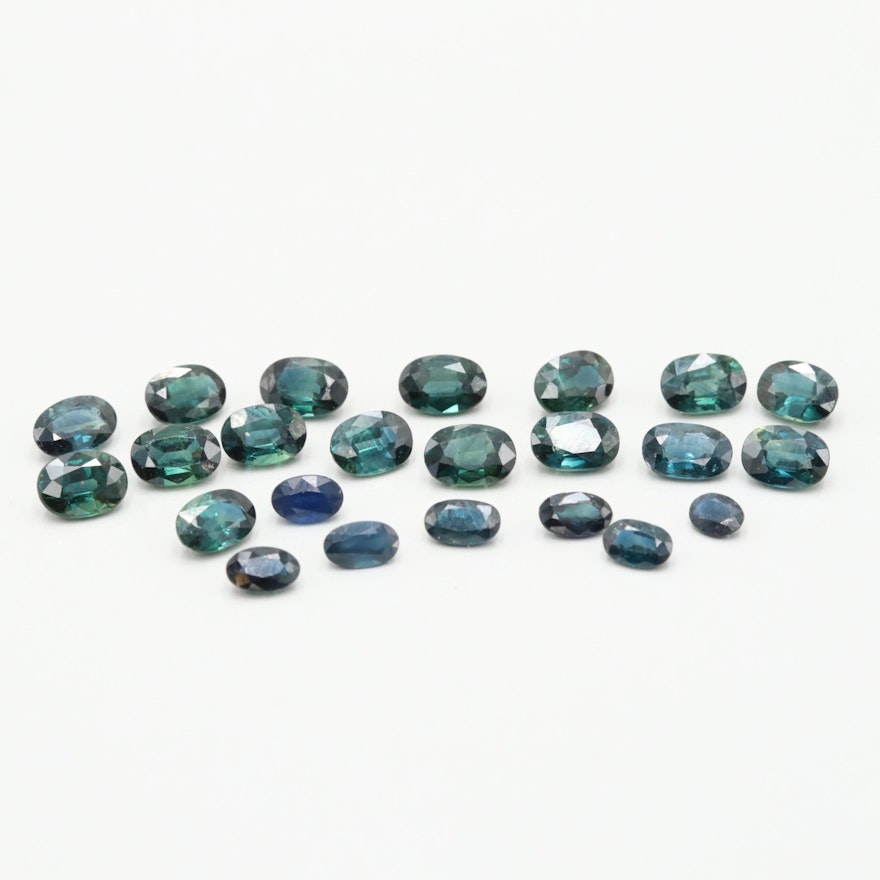 Loose 12.91 CTW Sapphire Gemstones