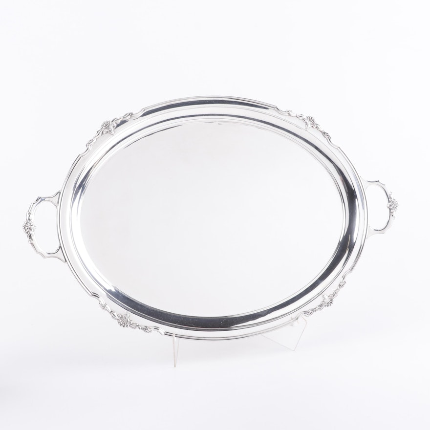 Cooper Brothers & Sons Ltd Sterling Silver Waiter Tray, 1964