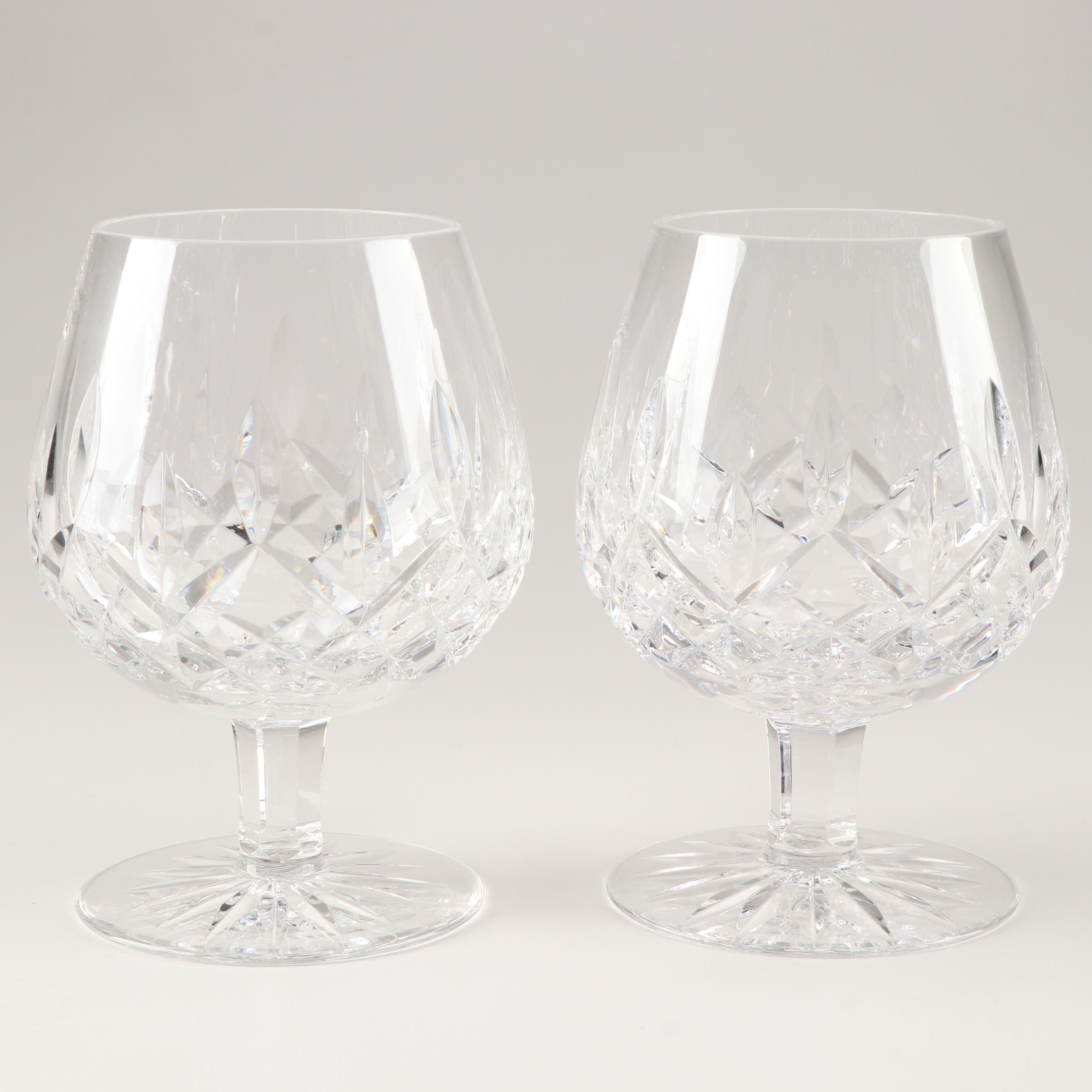 Waterford Crystal "Lismore" Brandy Glasses