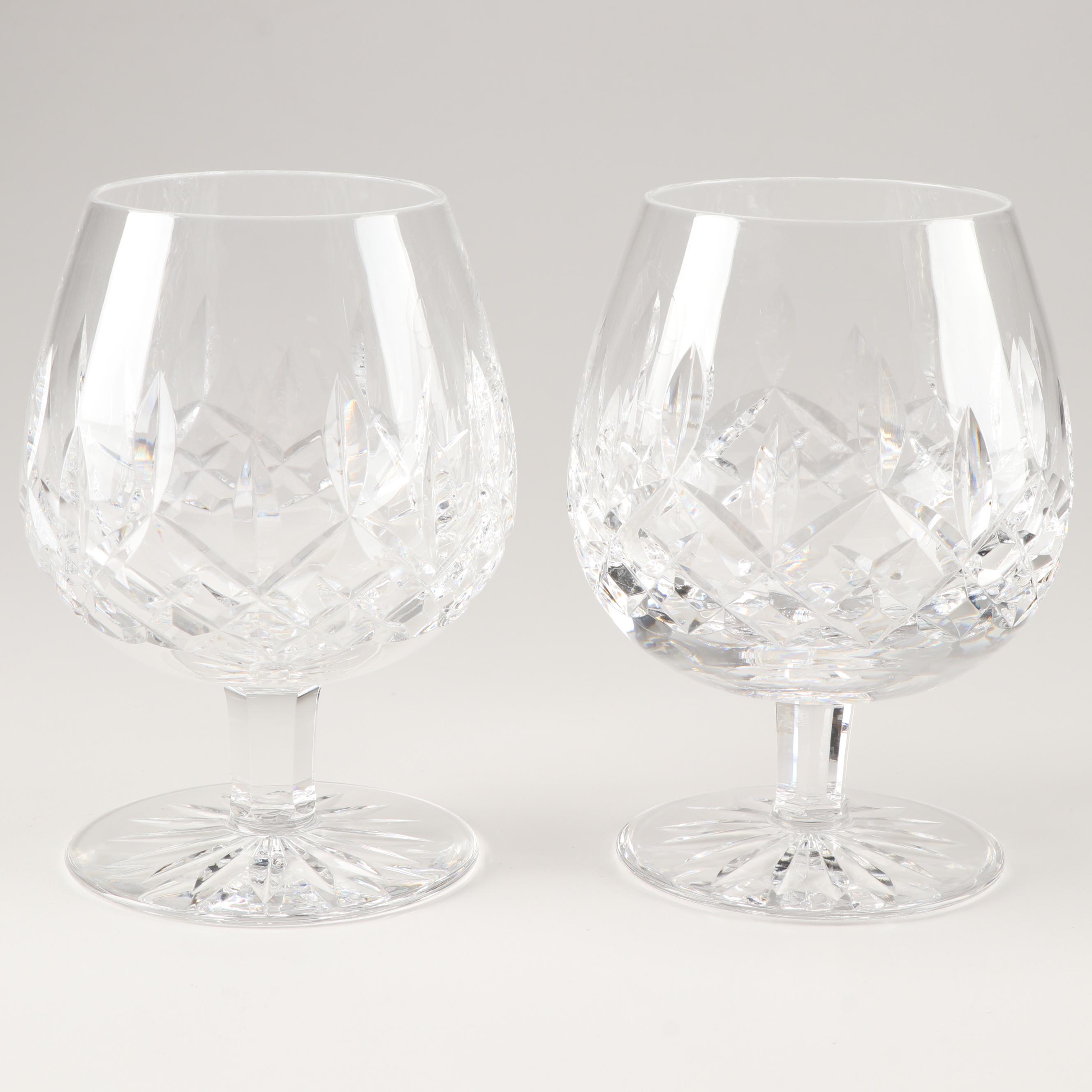 Waterford Crystal "Lismore" Brandy Glasses