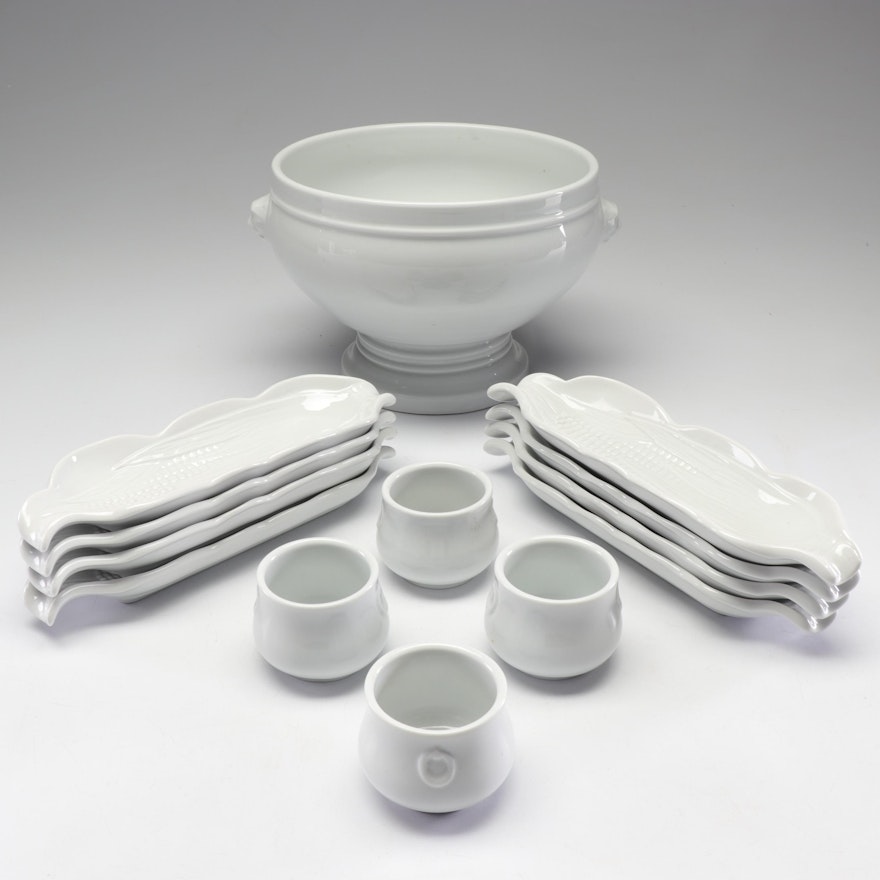 Pillivuyt "Culinaire White" Porcelain Serveware