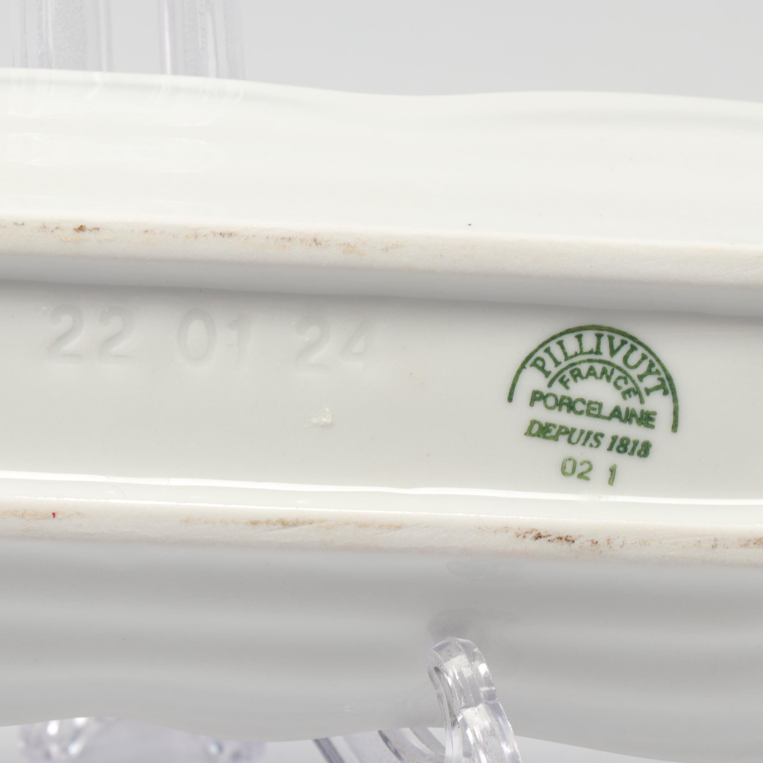 Pillivuyt "Culinaire White" Porcelain Serveware