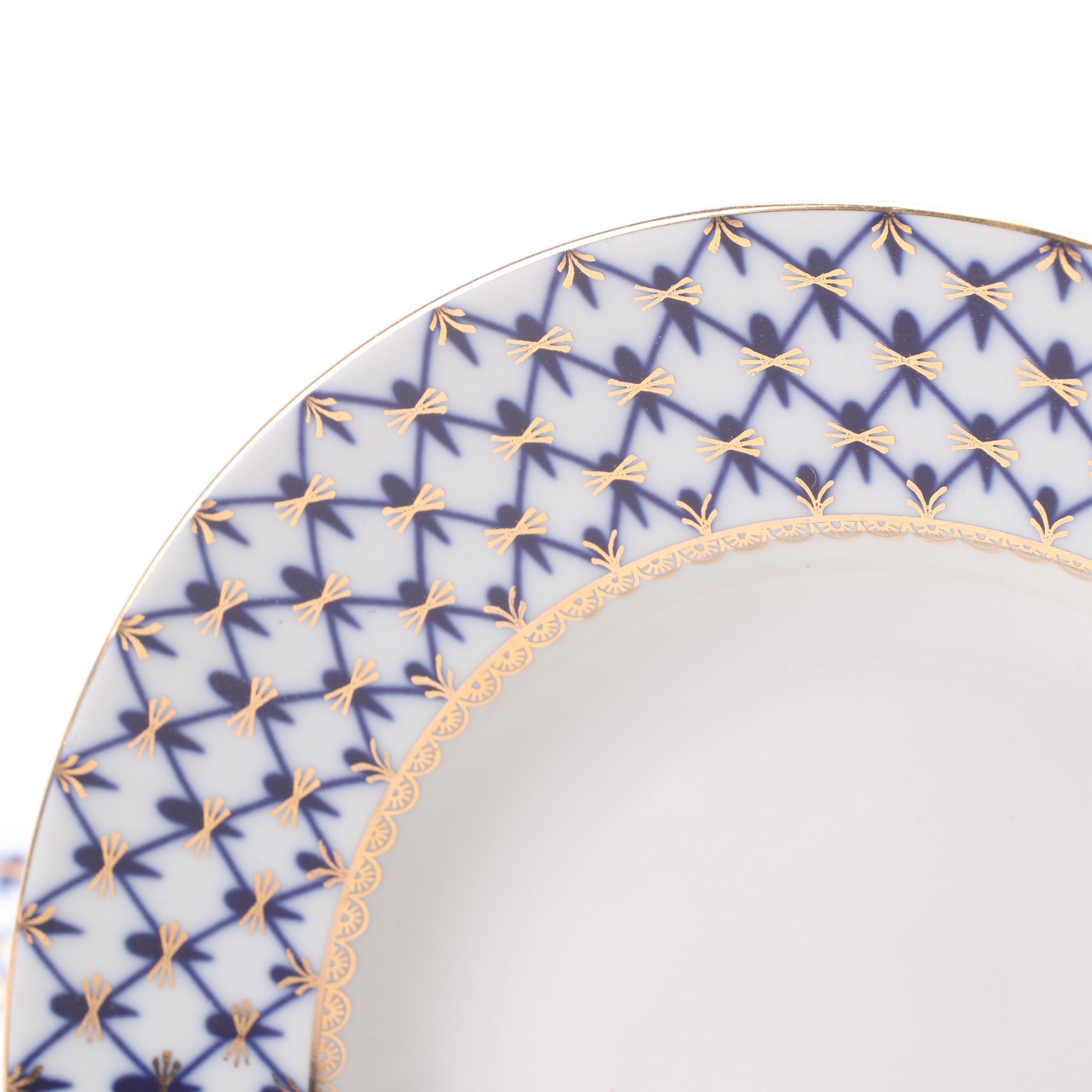 Russian Lomonosov Porcelain Dinnerware