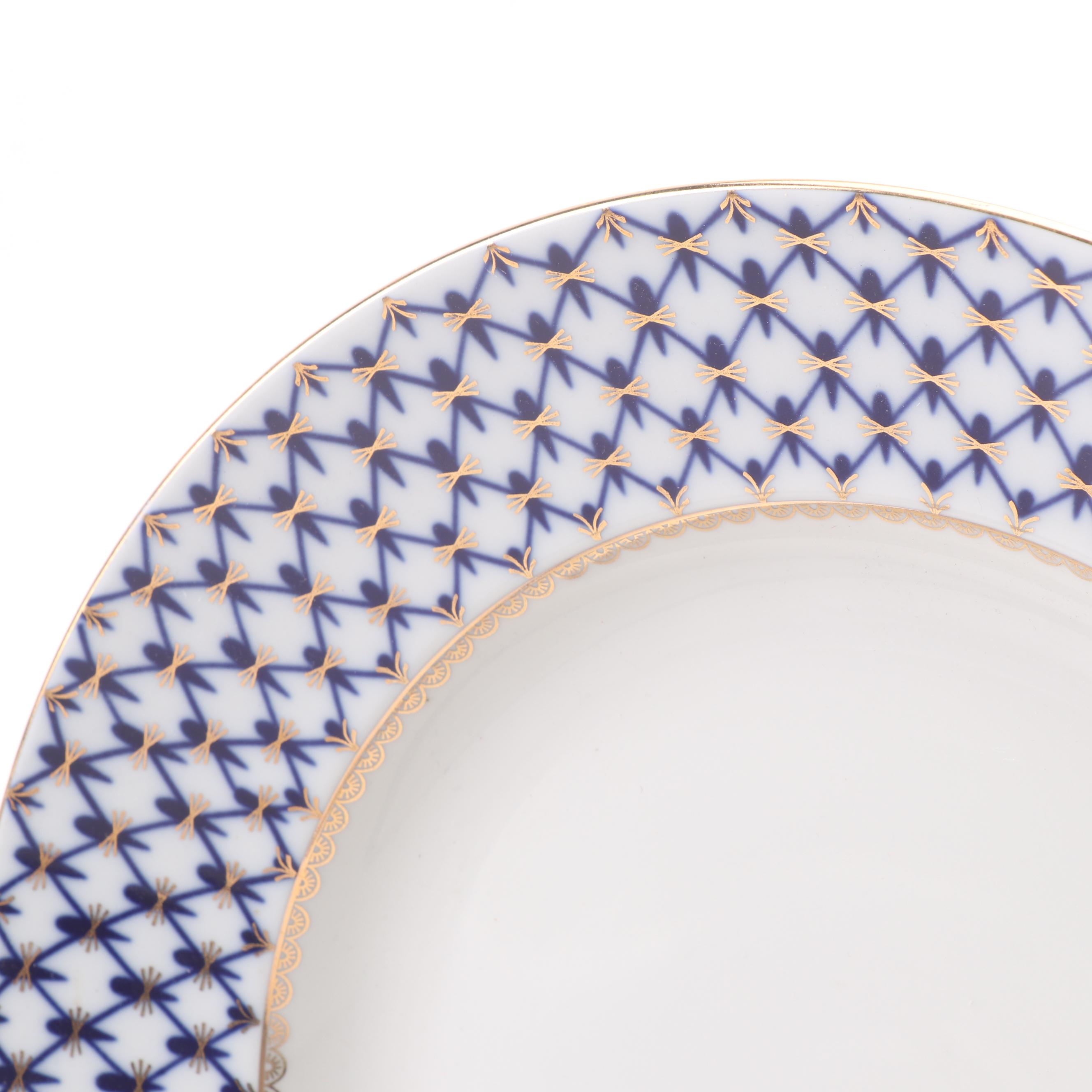 Russian Lomonosov Porcelain Dinnerware