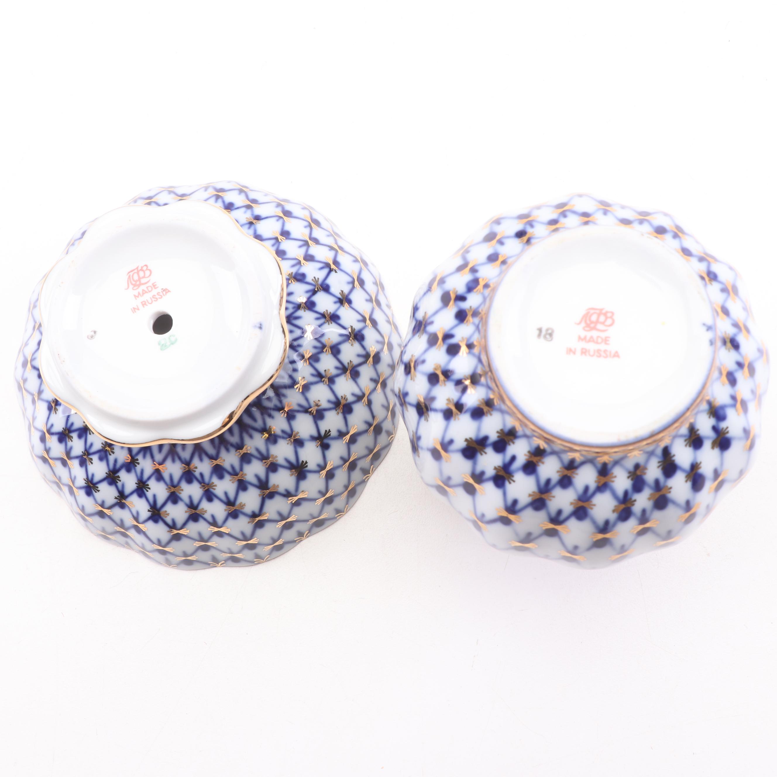 Russian Lomonosov Porcelain Dinnerware