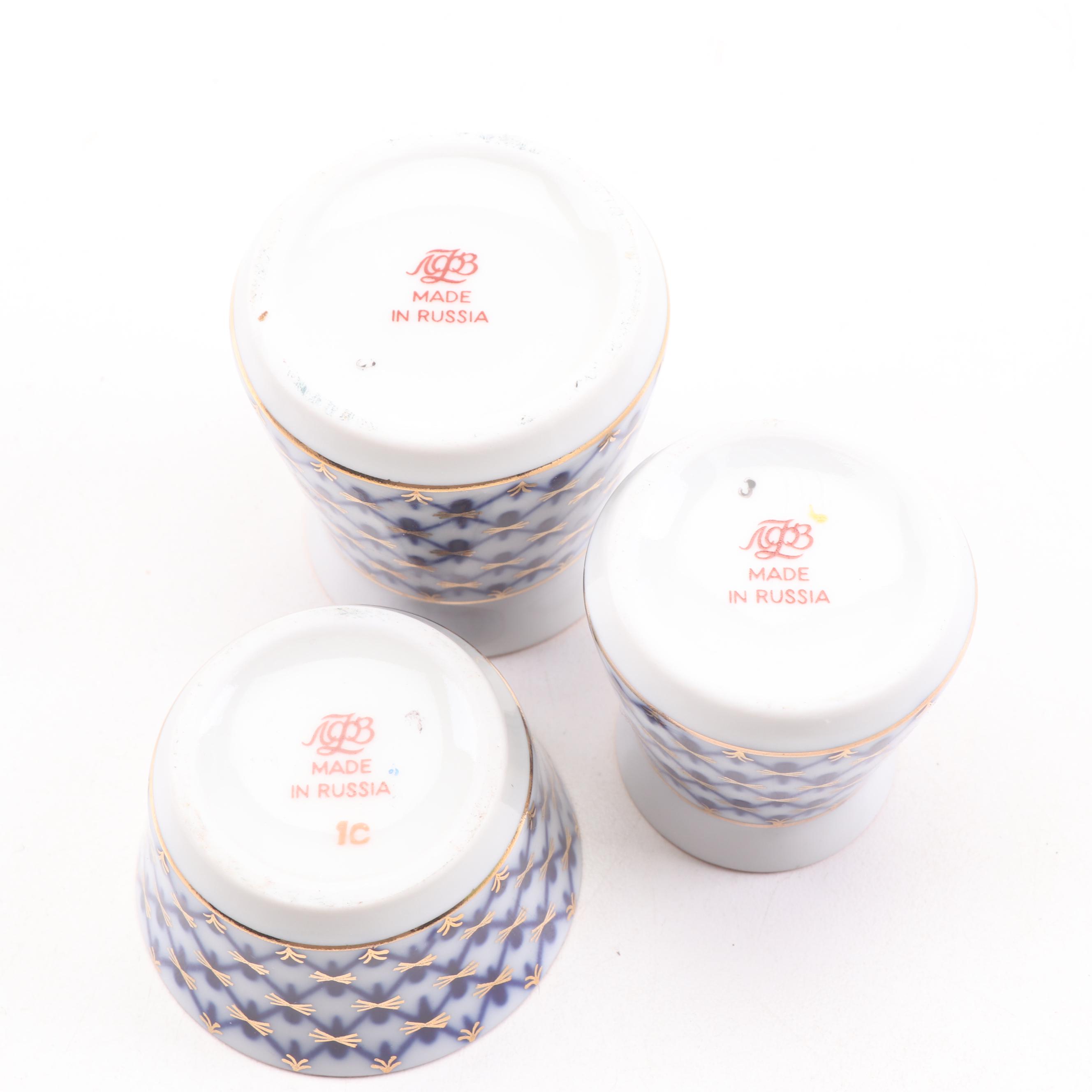 Russian Lomonosov Porcelain Dinnerware