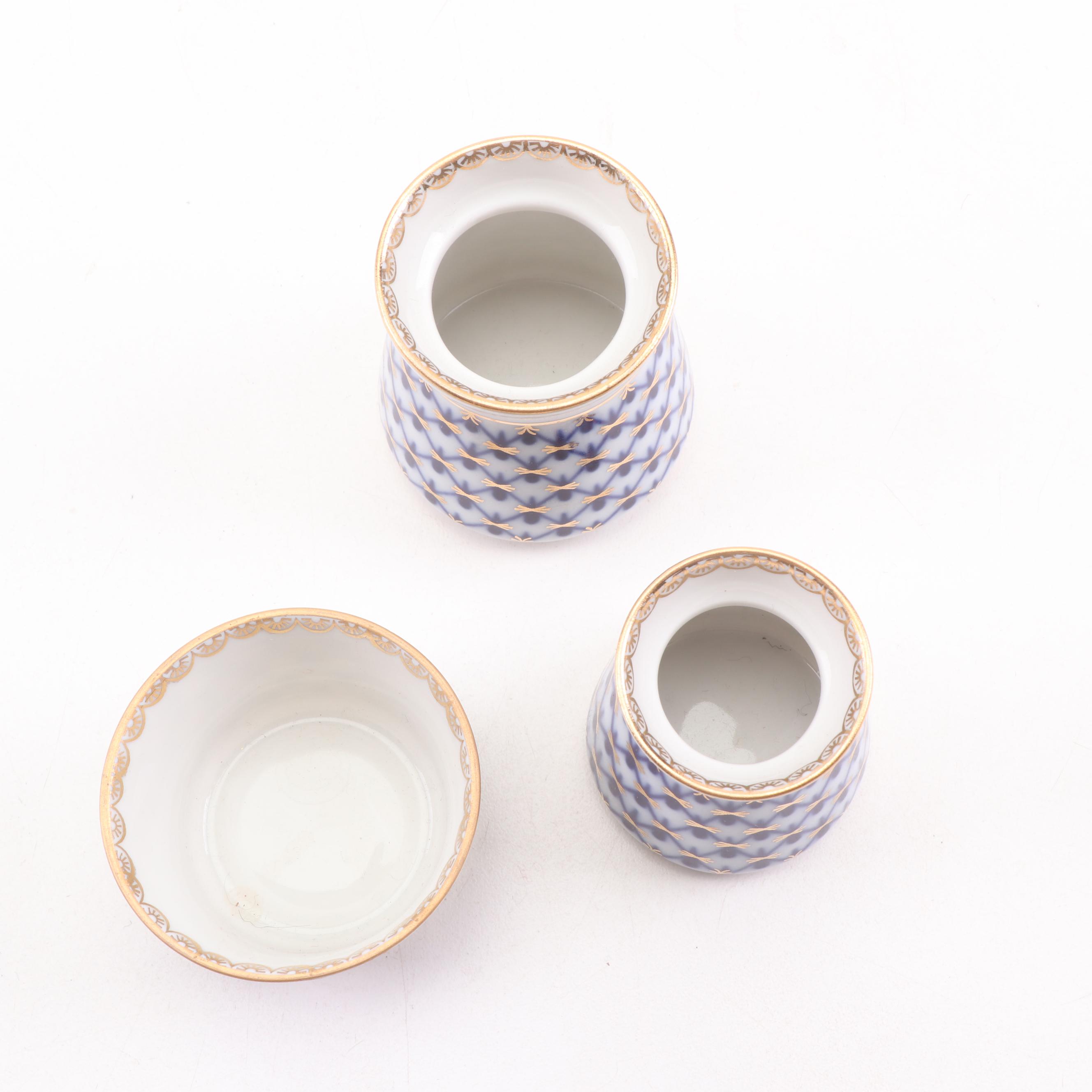 Russian Lomonosov Porcelain Dinnerware