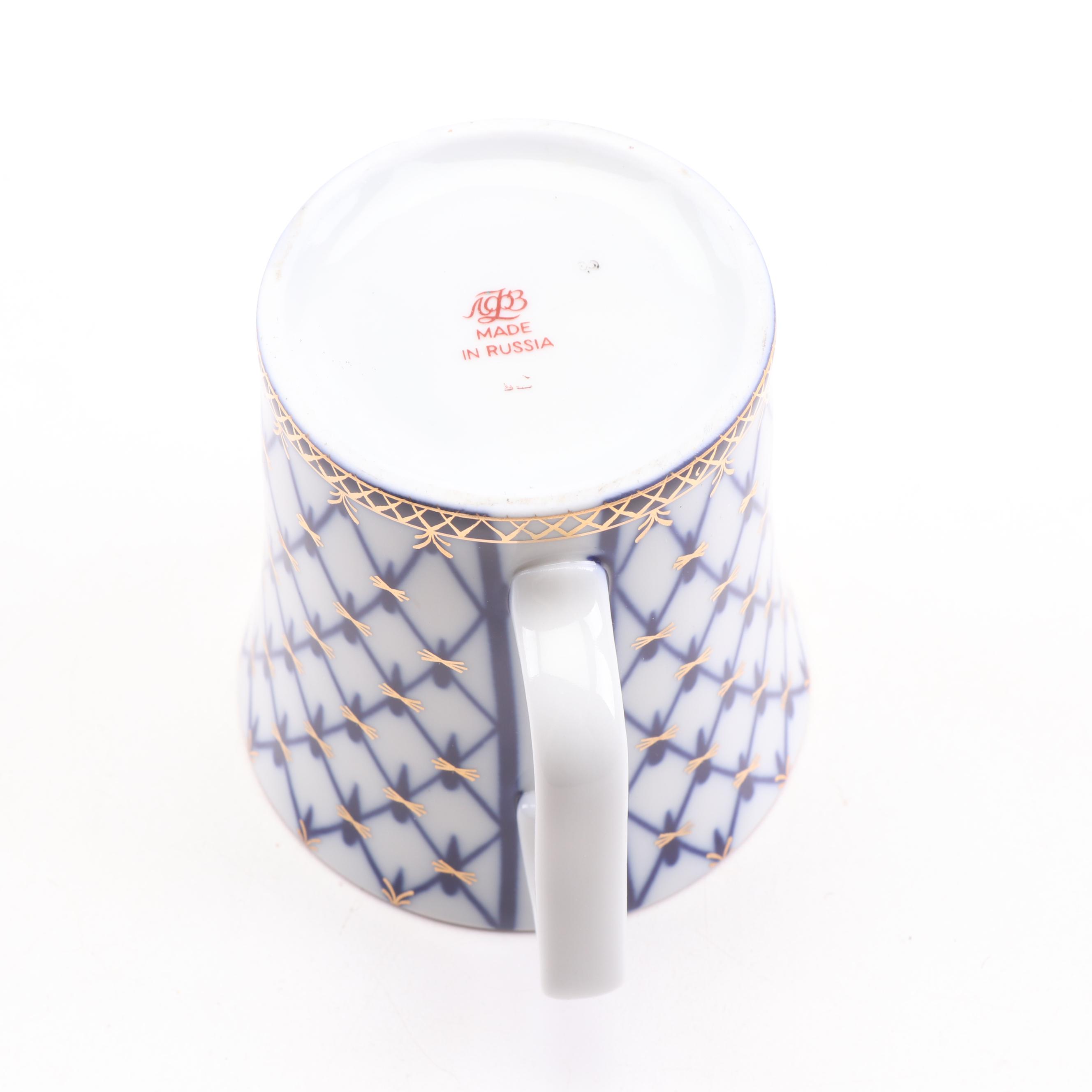 Russian Lomonosov Porcelain Dinnerware