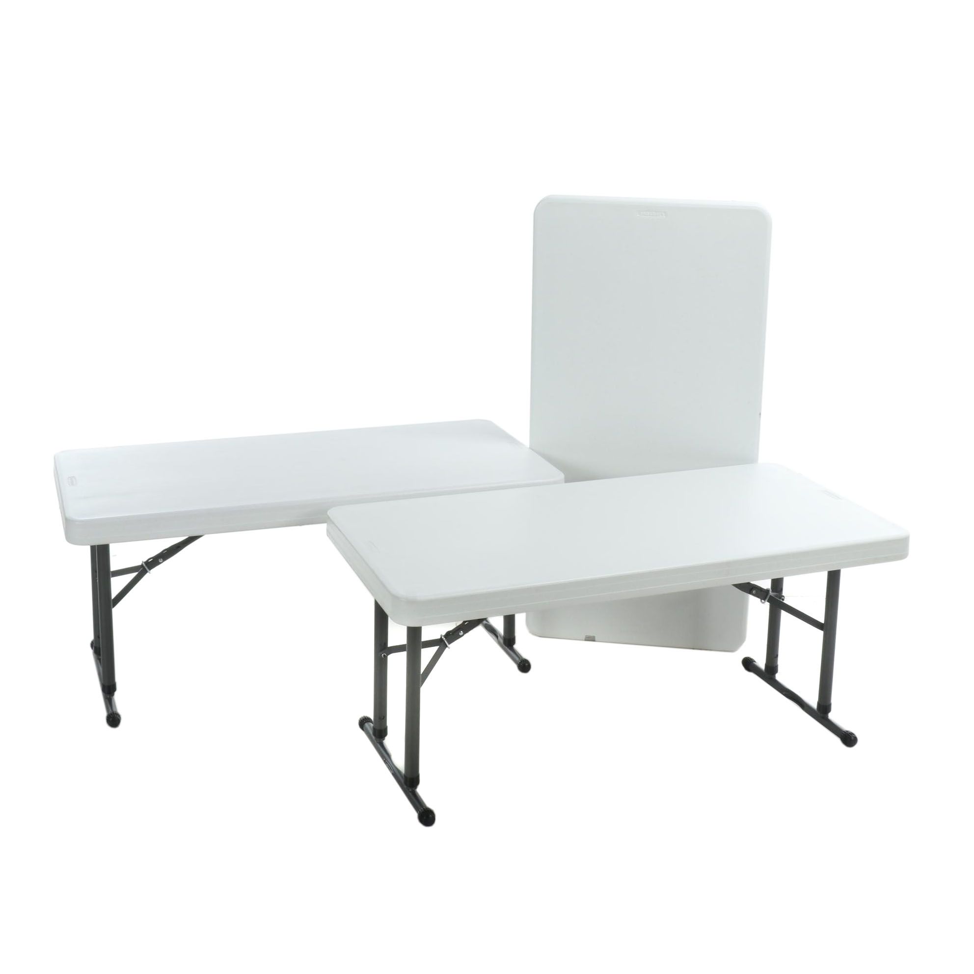Lifetime Adjustable Folding Tables EBTH
