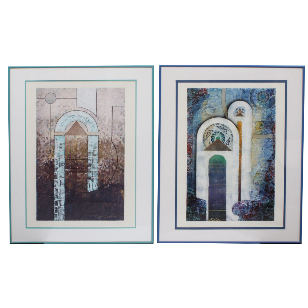 Ralph Groff Mixed Media Paintings