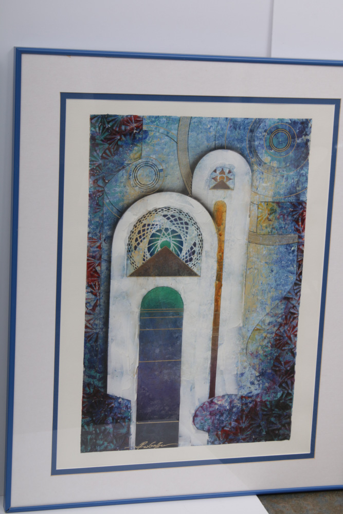 Ralph Groff Mixed Media Paintings