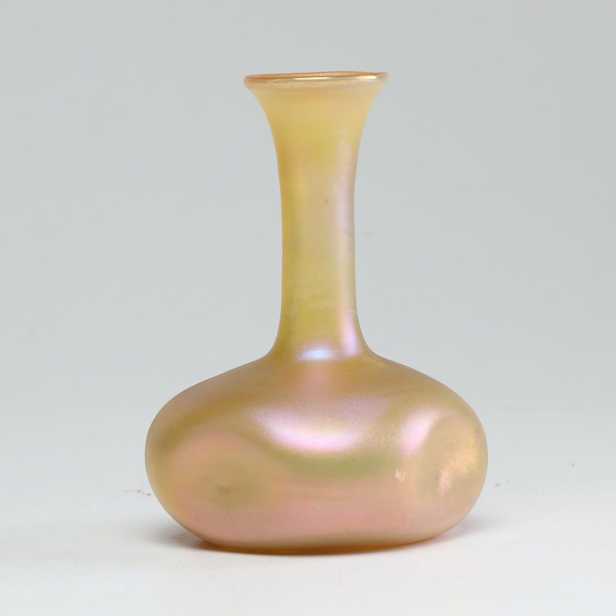 Steuben Aurene Iridescent Glass Vase