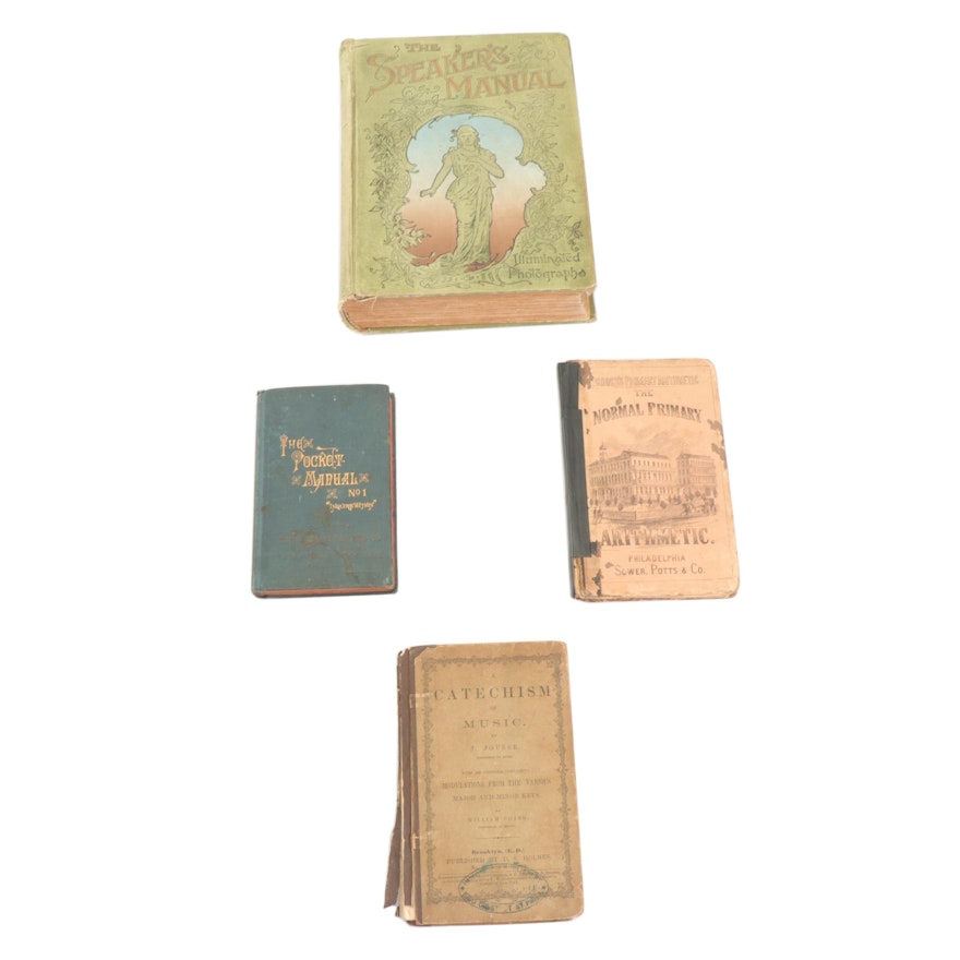 Pocket Books and Manuals, Mid to Late 19th Century