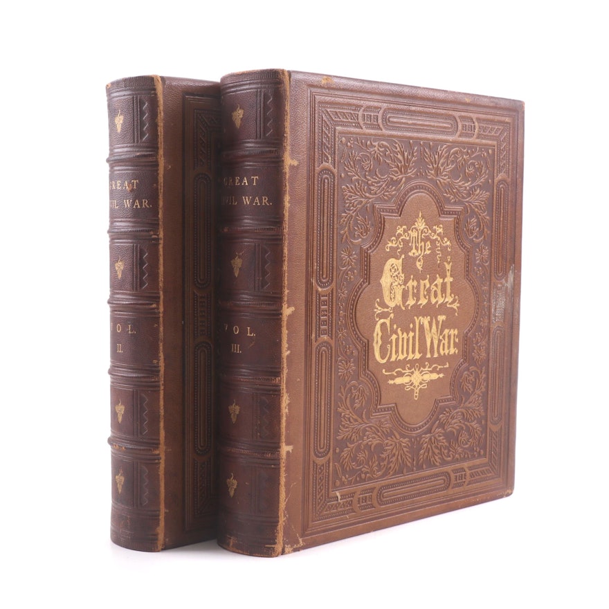 "The Great Civil War" Two Volume Partial Set, 1860s