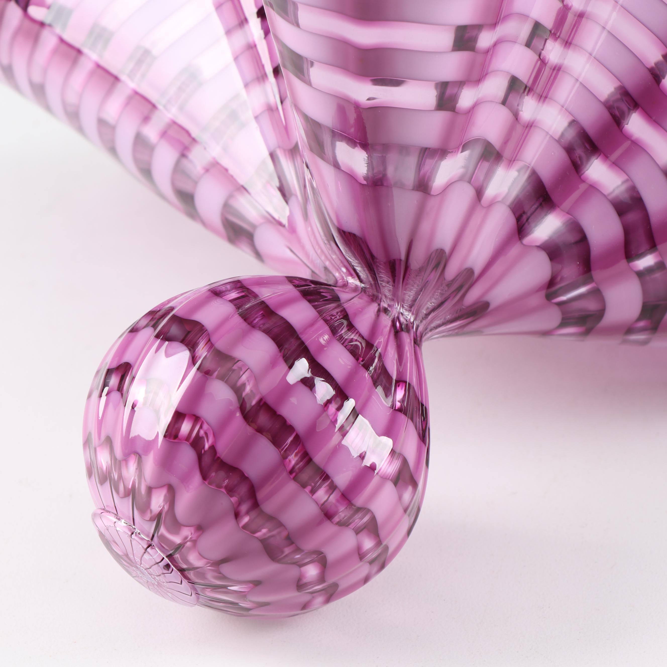 Dale Chihuly "Amethyst Persian Pair" Art Glass Sculpture