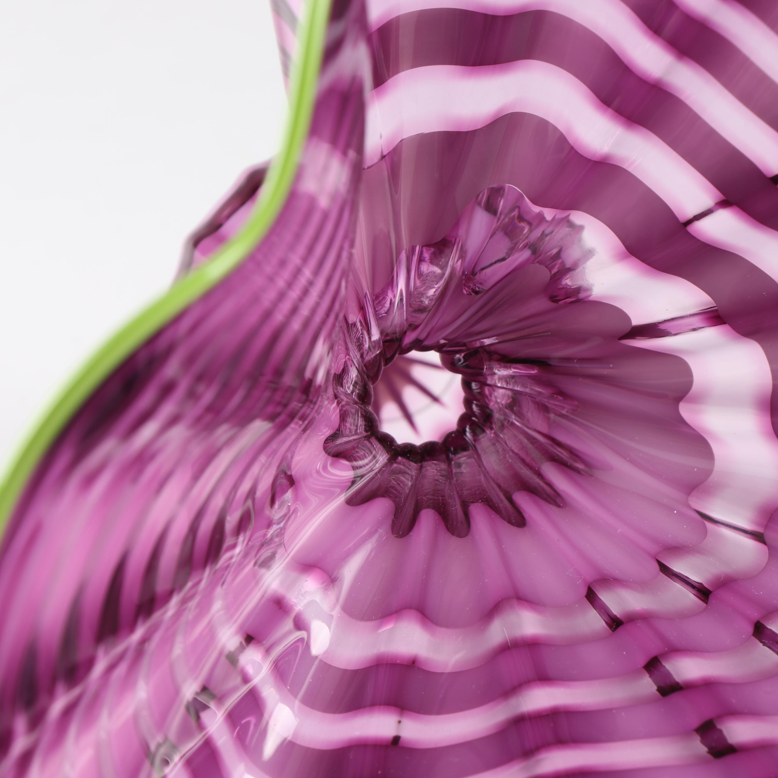 Dale Chihuly "Amethyst Persian Pair" Art Glass Sculpture